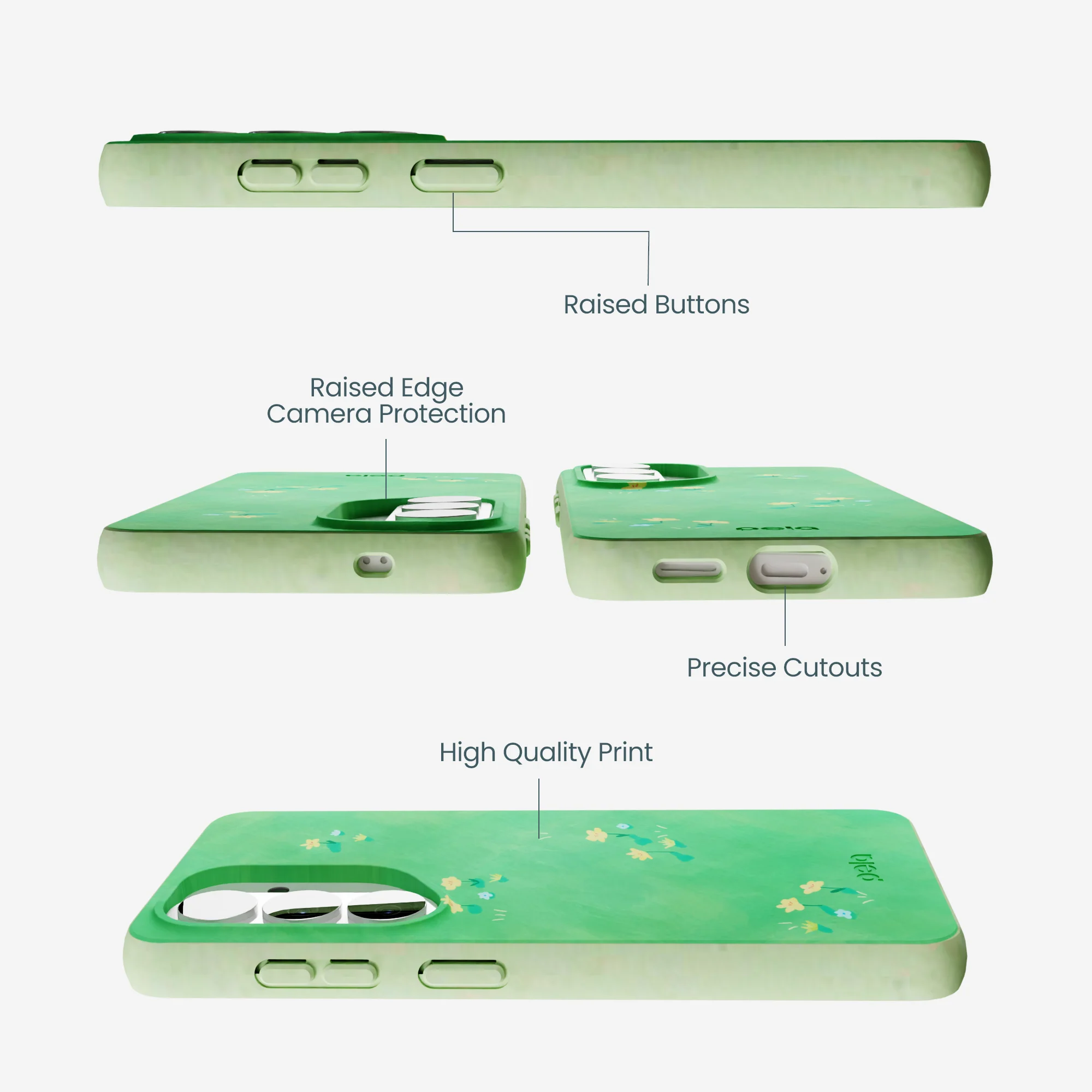 Sage Green Green Fields Samsung Galaxy S26 Case - Image 3