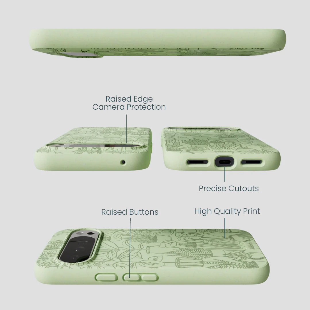 Sage Green Green Oasis Google Pixel 10 Pro XL Case - Image 3