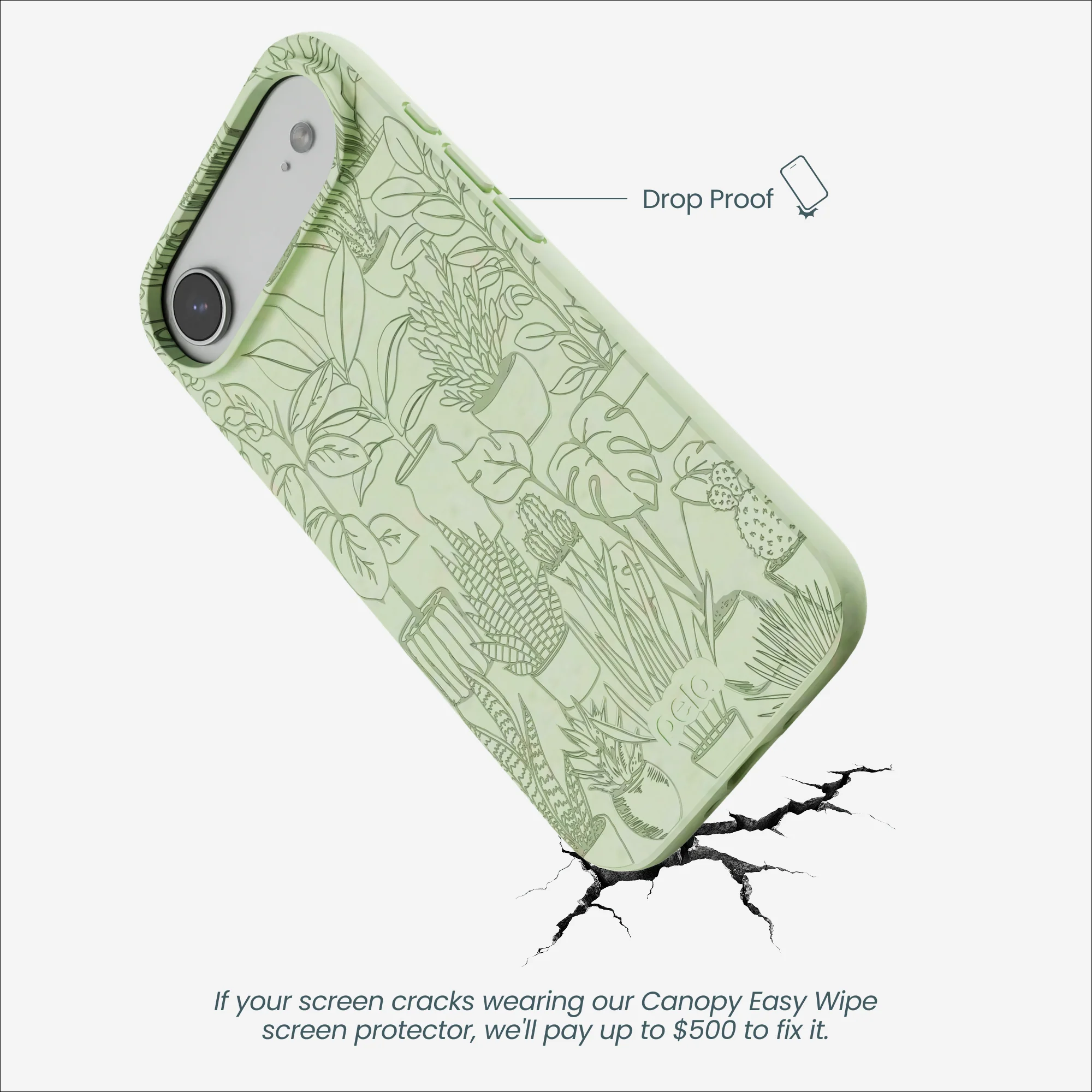 Sage Green Green Oasis iPhone Air Case - Image 5