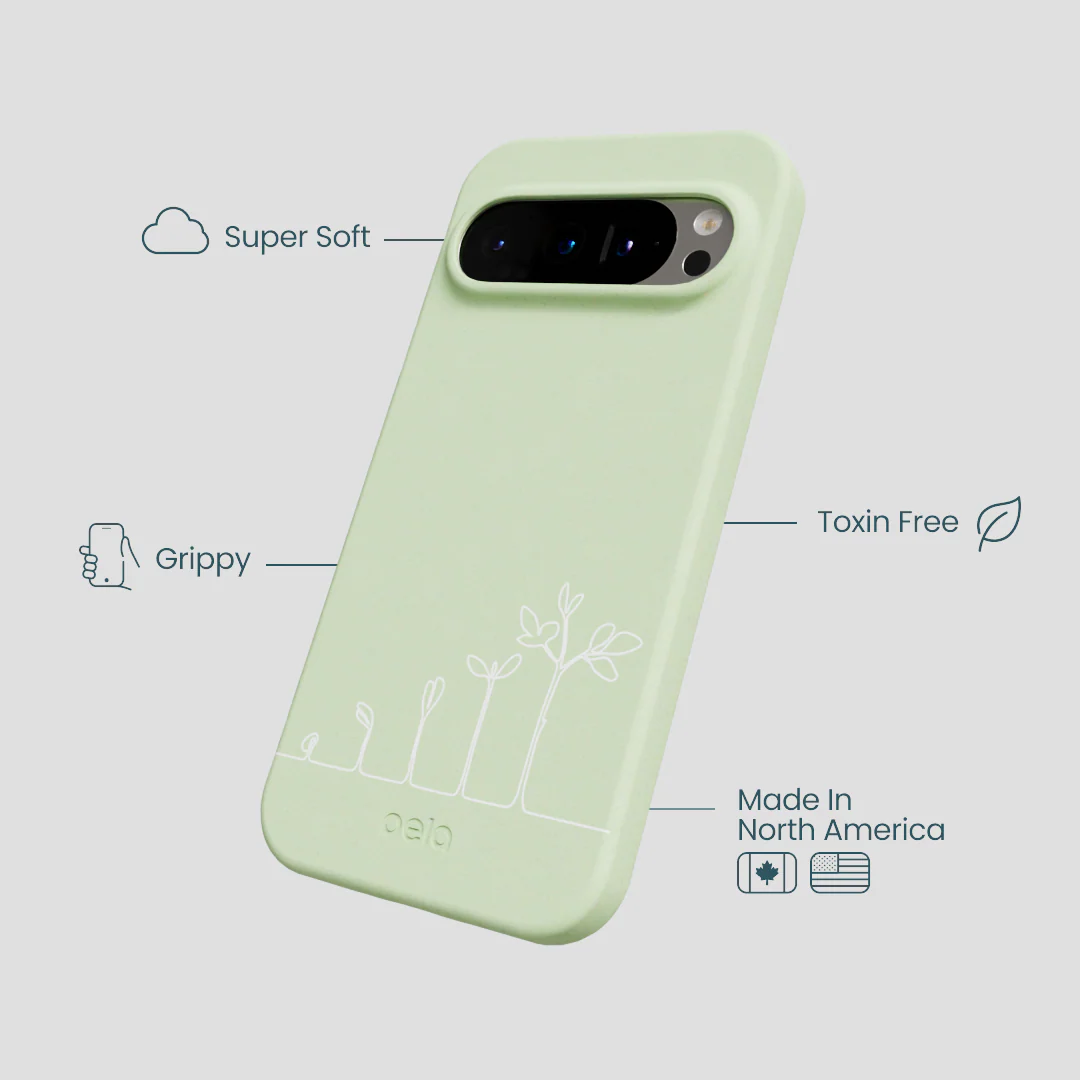 Sage Green Grow and Flourish Google Pixel 9/9 Pro Case - Image 3