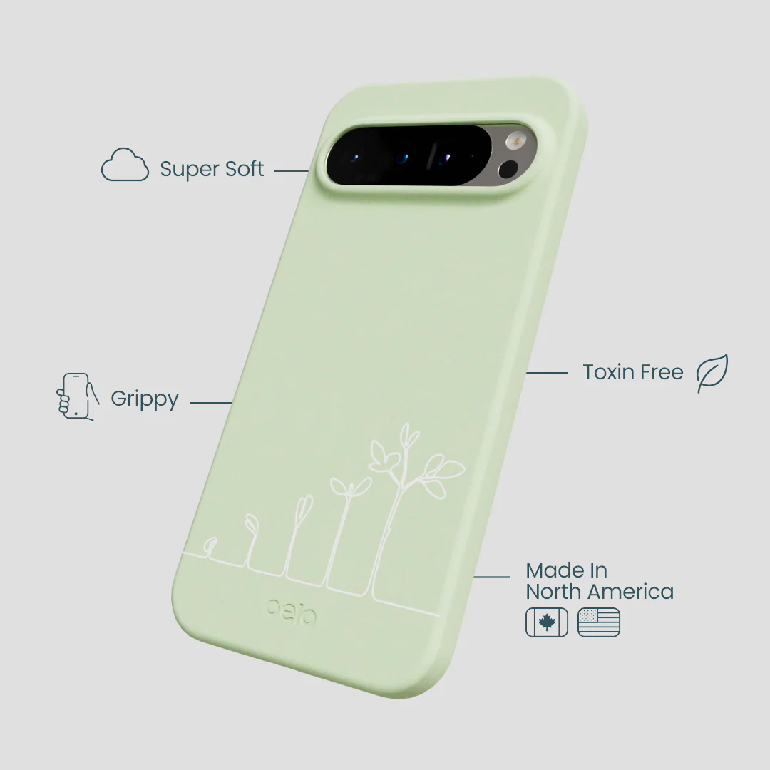 Sage Green Grow and Flourish Google Pixel 9 Pro XL Case - Image 3