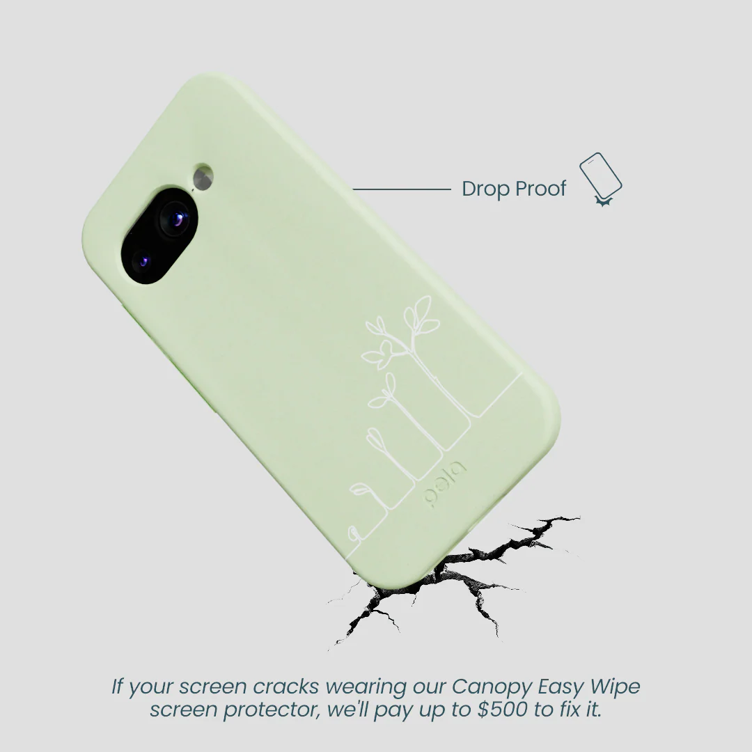 Sage Green Grow and Flourish Google Pixel 9a Case - Image 4