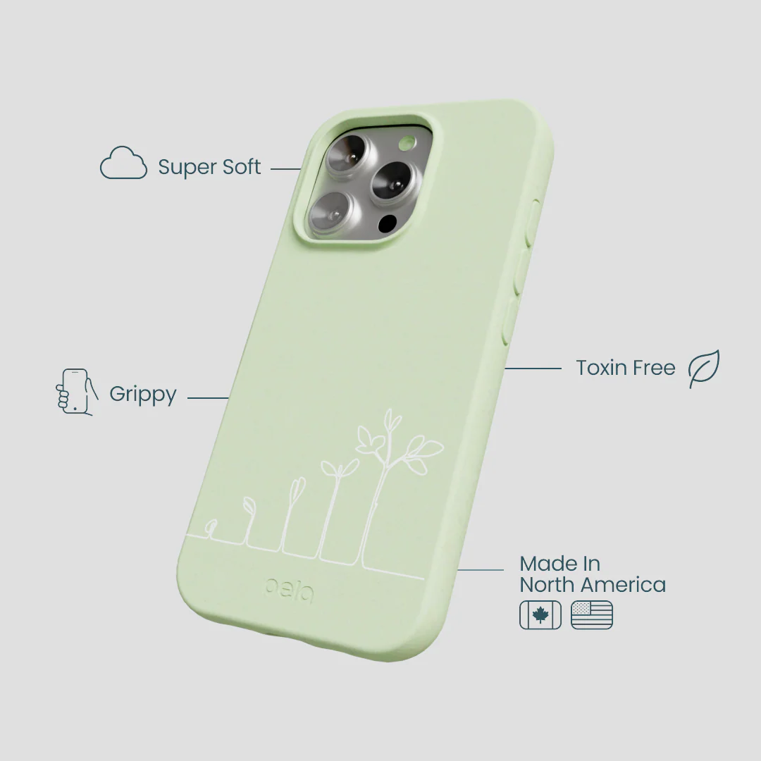 Sage Green Grow and Flourish iPhone 16 Pro Case - Image 4