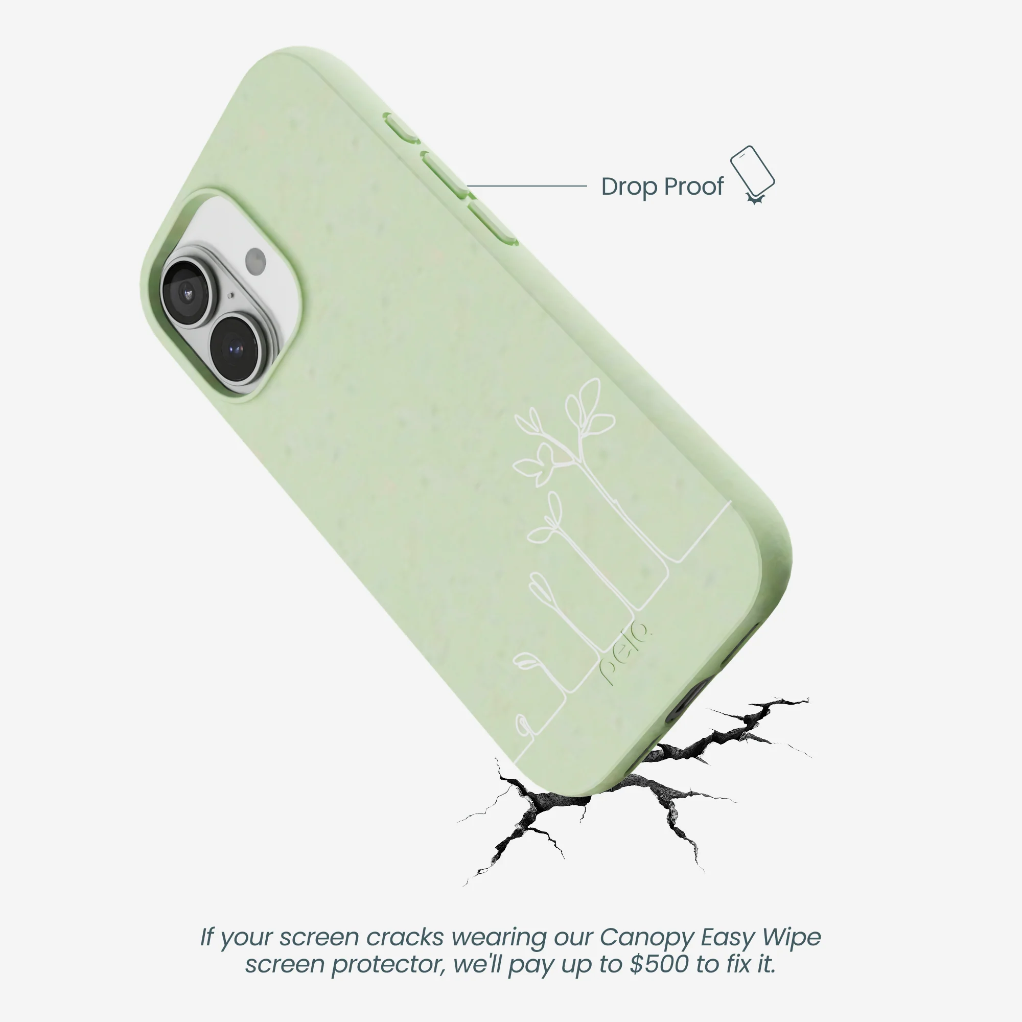 Sage Green Grow and Flourish iPhone 17 Case - Image 5