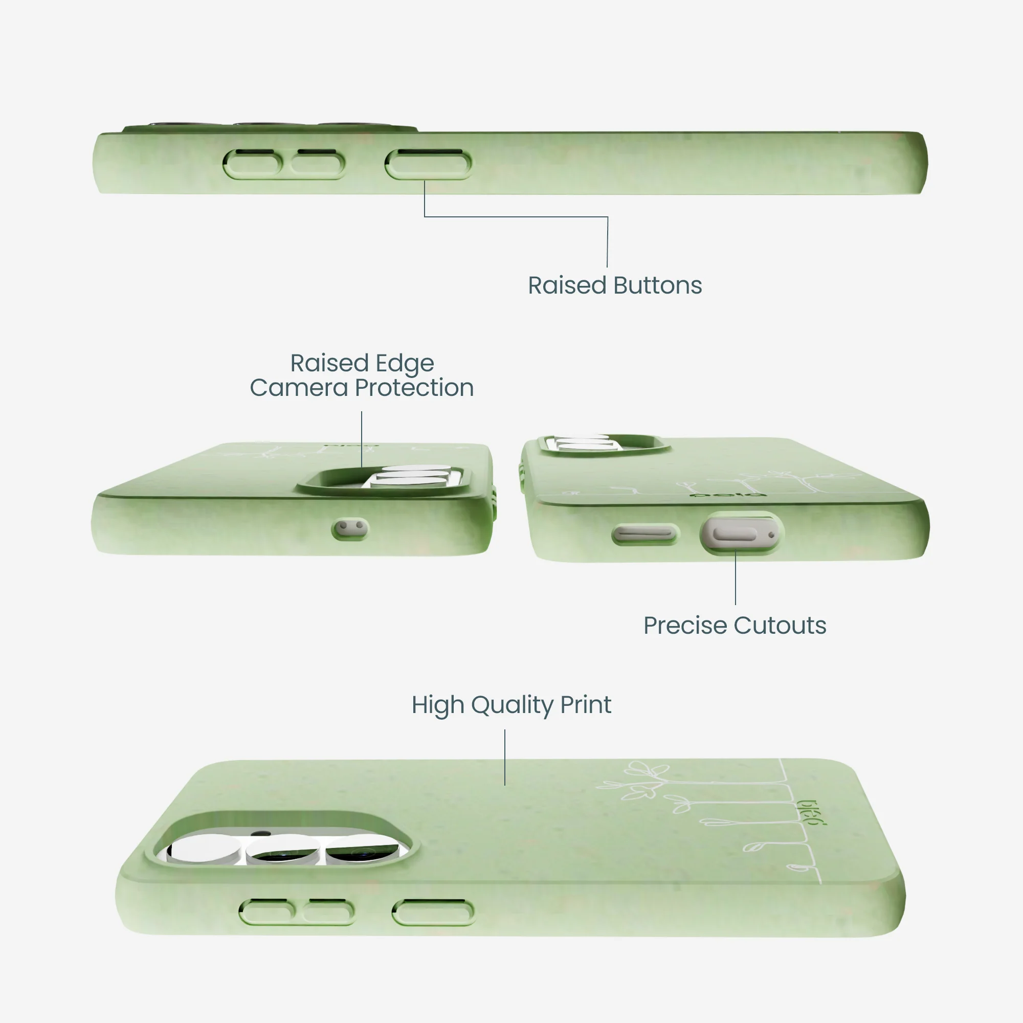 Sage Green Grow and Flourish Samsung Galaxy S26 Case - Image 2