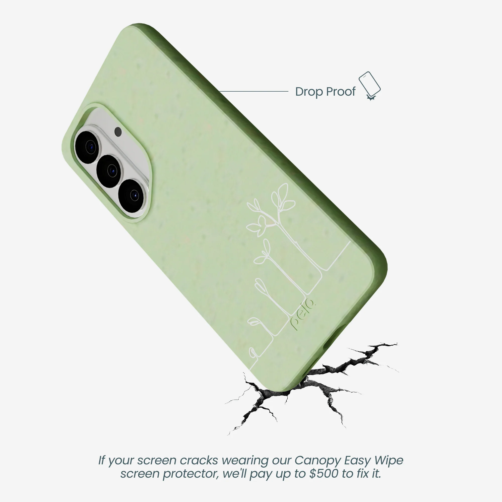 Sage Green Grow and Flourish Samsung Galaxy S26 Case - Image 4