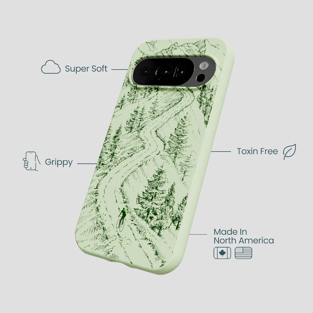 Sage Green Into the Mountains Google Pixel 10/10 Pro Case - Image 3