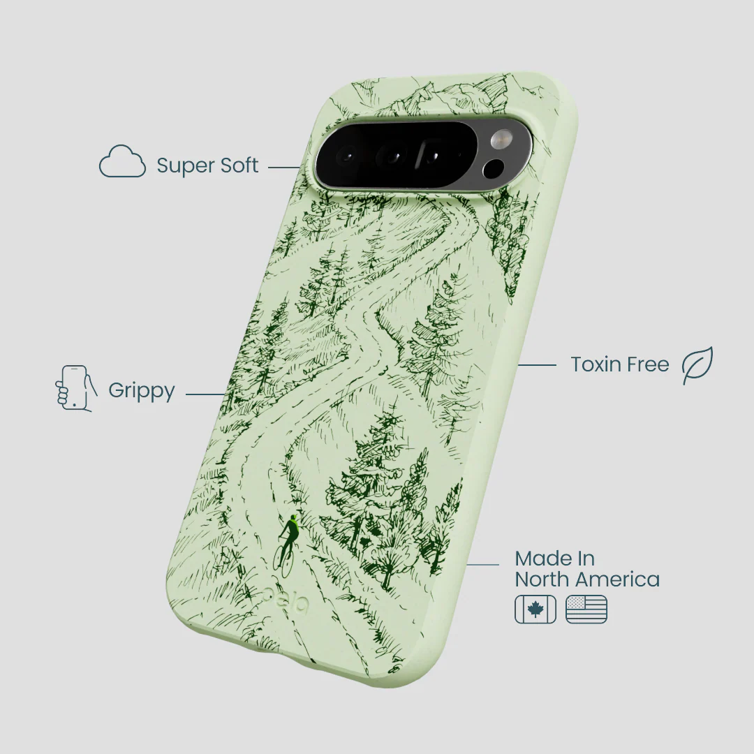 Sage Green Into the Mountains Google Pixel 10 Pro XL Case - Image 3