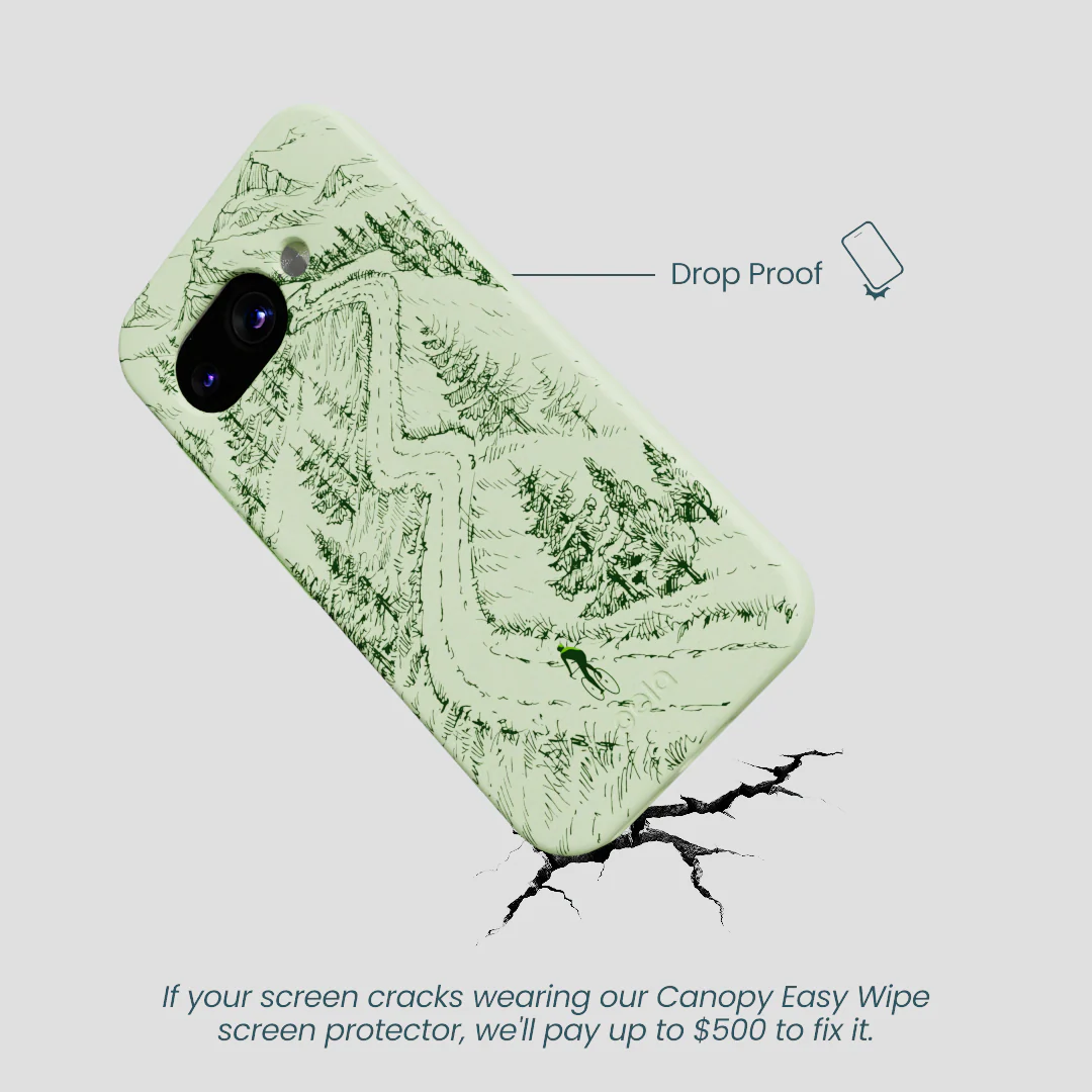 Sage Green Into the Mountains Google Pixel 9a Case - Image 4