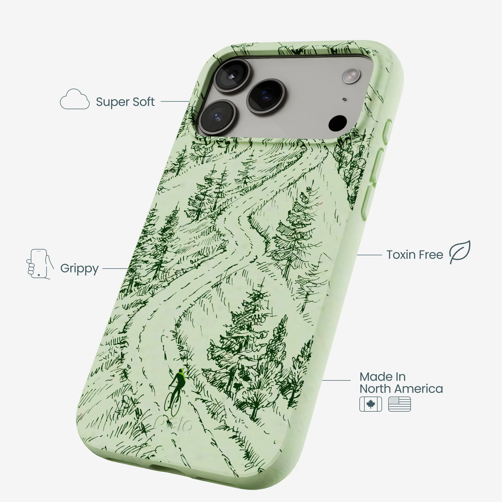 Sage Green Into the Mountains iPhone 17 Pro Max Case - Image 4
