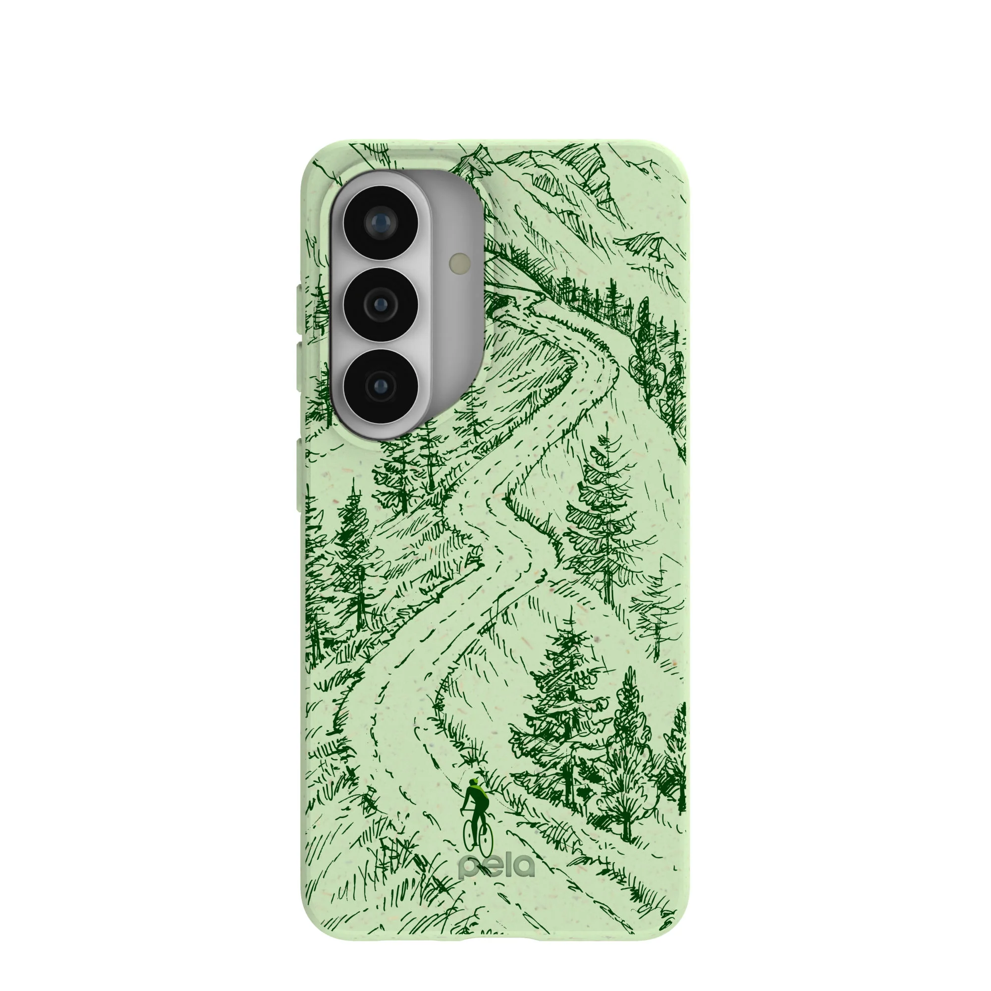 Sage Green Into the Mountains Samsung Galaxy S26 Case