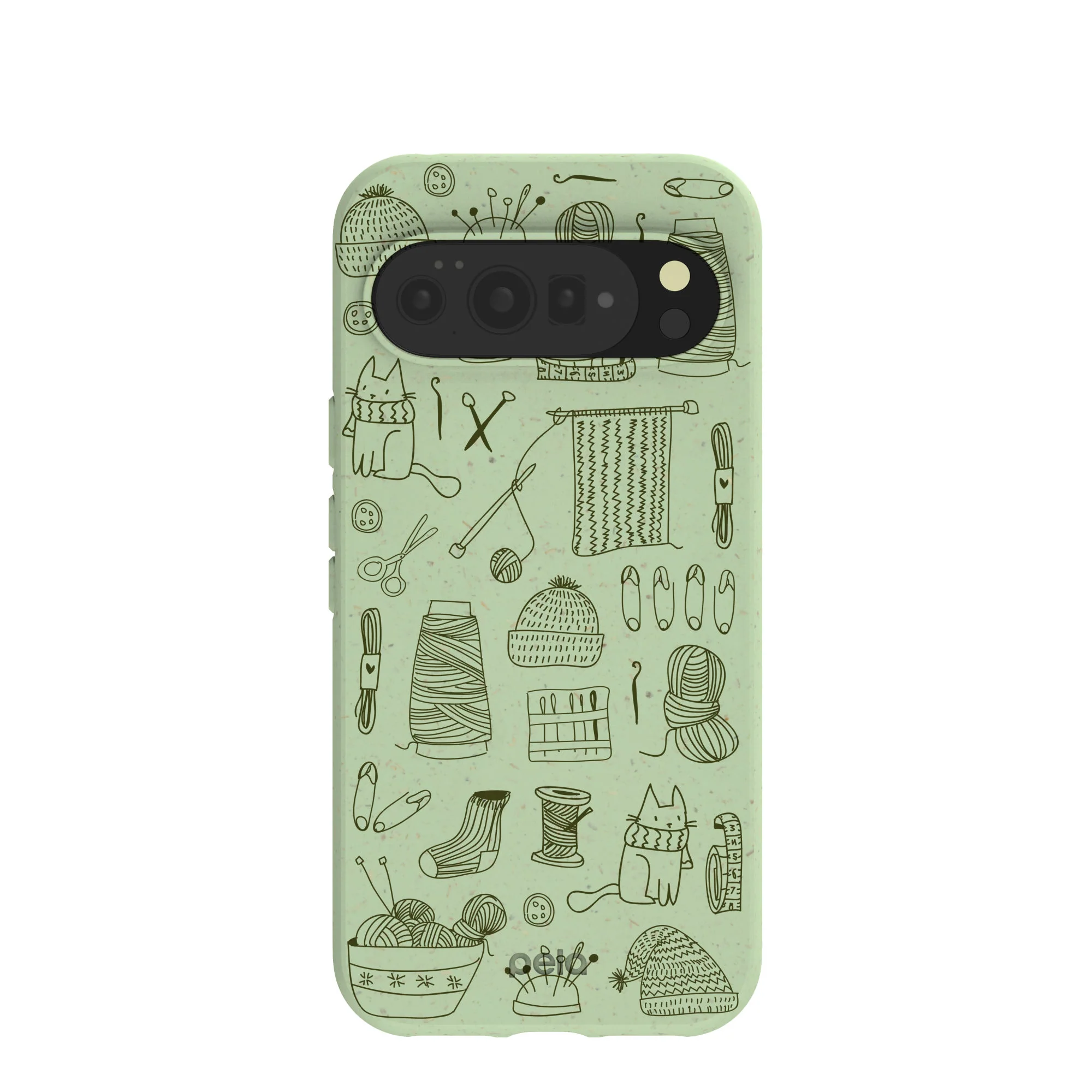 Sage Green Knit Nook Google Pixel 10 Pro XL Case