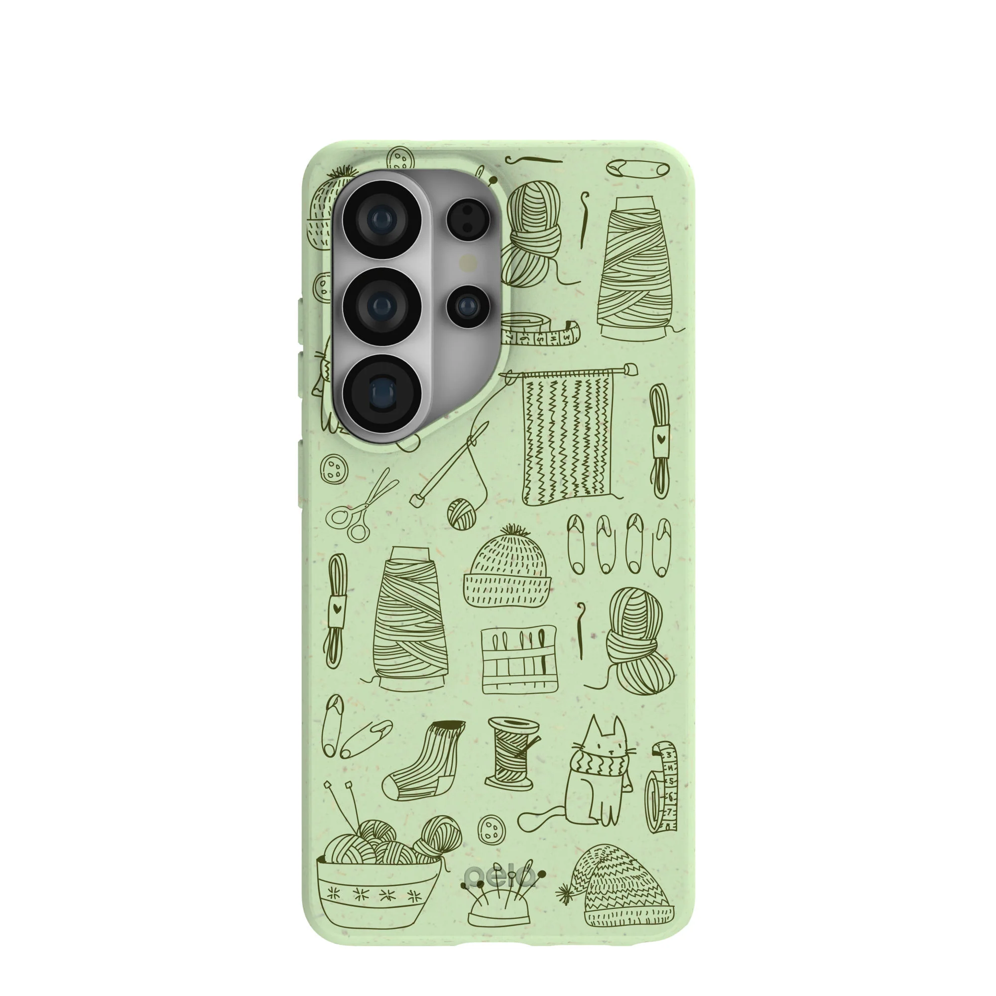Sage Green Knit Nook Samsung Galaxy S26 Ultra Case