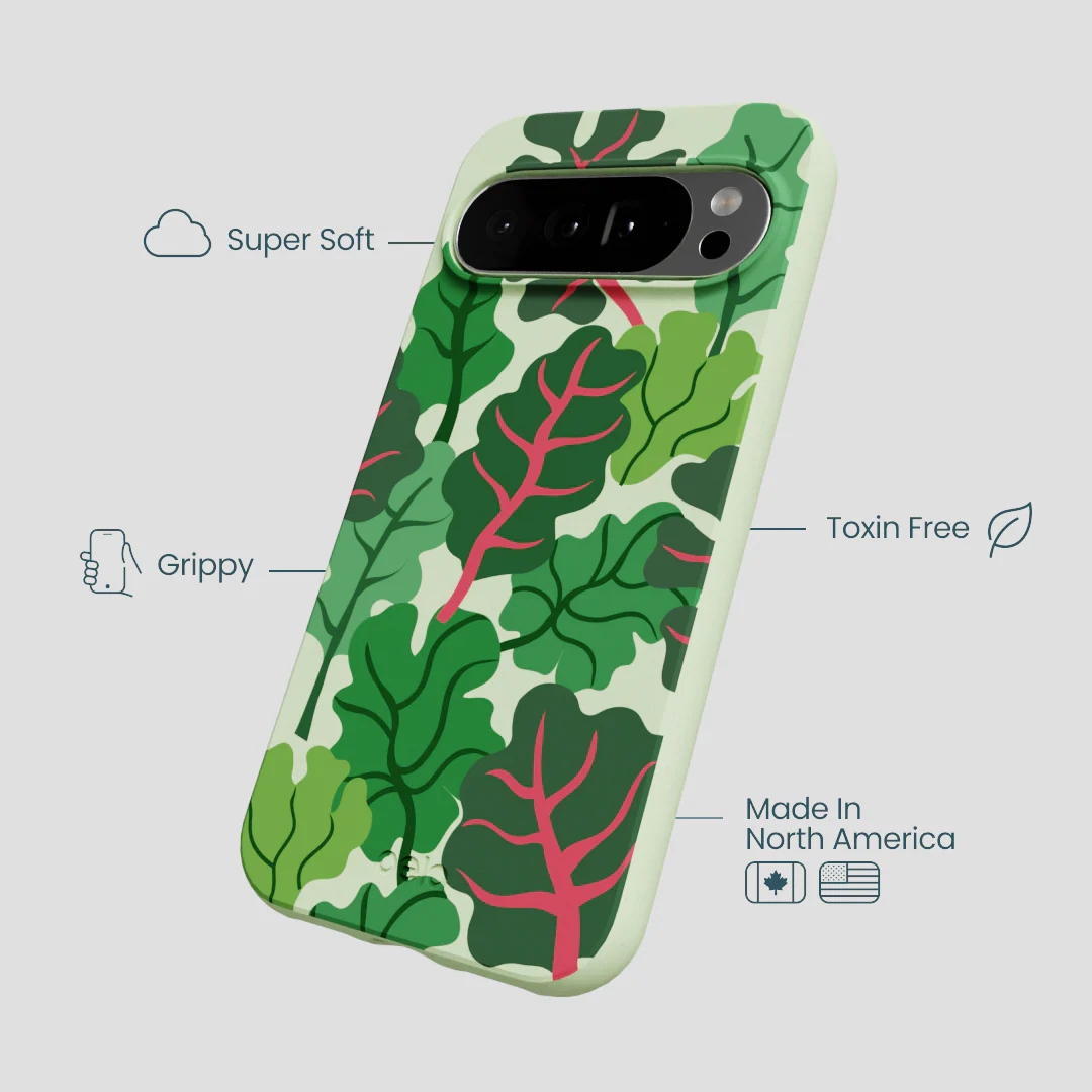 Sage Green Leafy Greens Google Pixel 10 Pro XL Case - Image 4