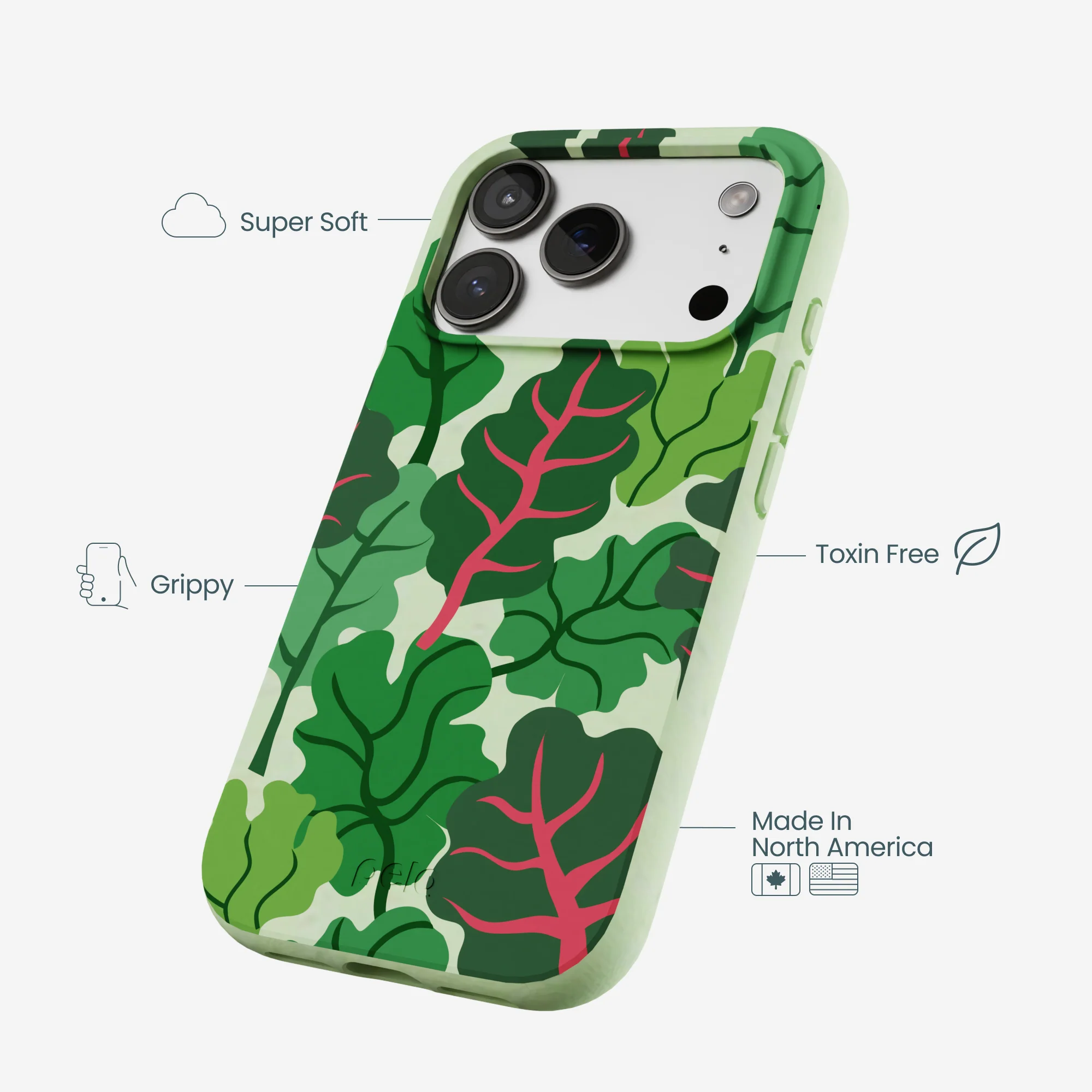 Sage Green Leafy Greens iPhone 17 Pro Case - Image 4
