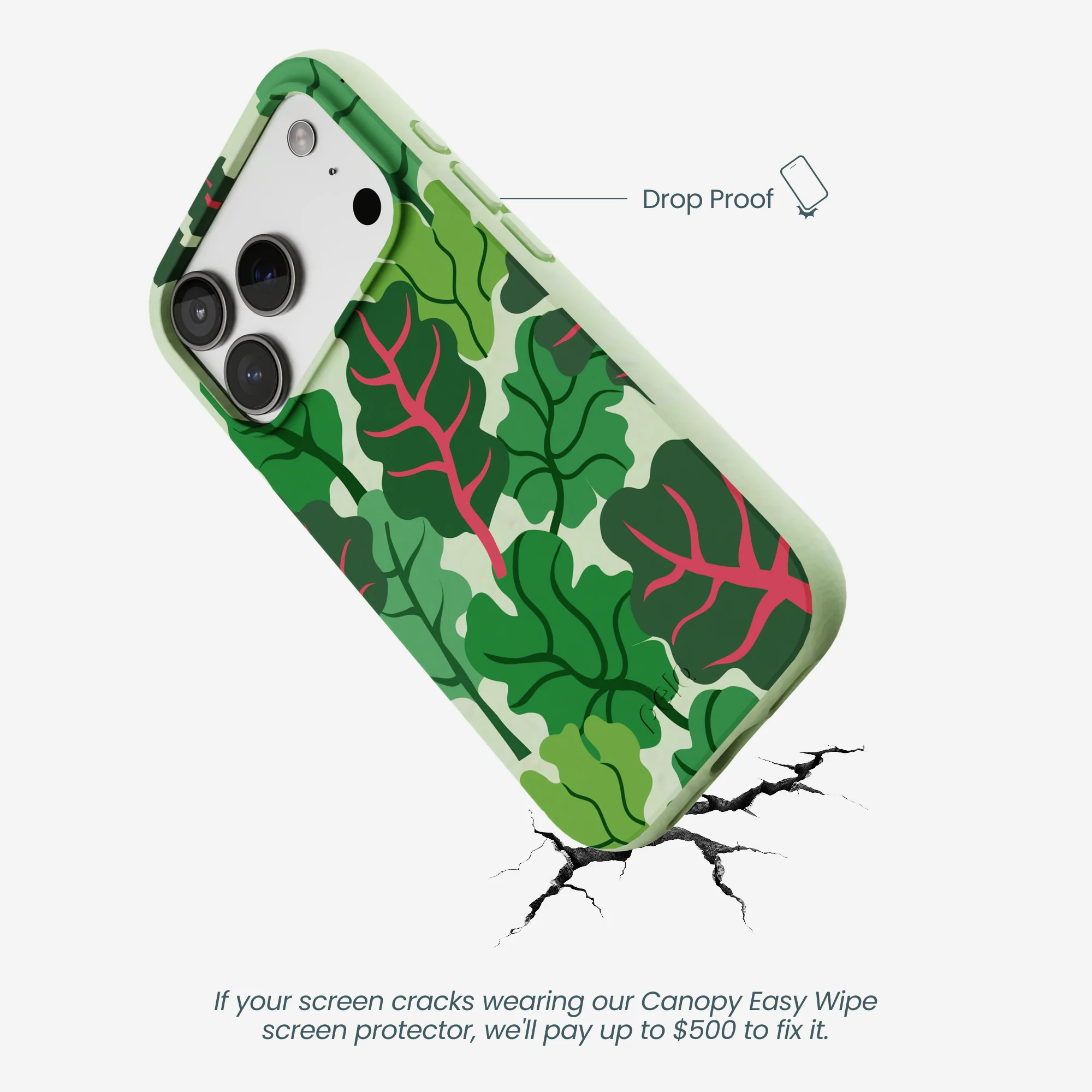 Sage Green Leafy Greens iPhone 17 Pro Case - Image 5