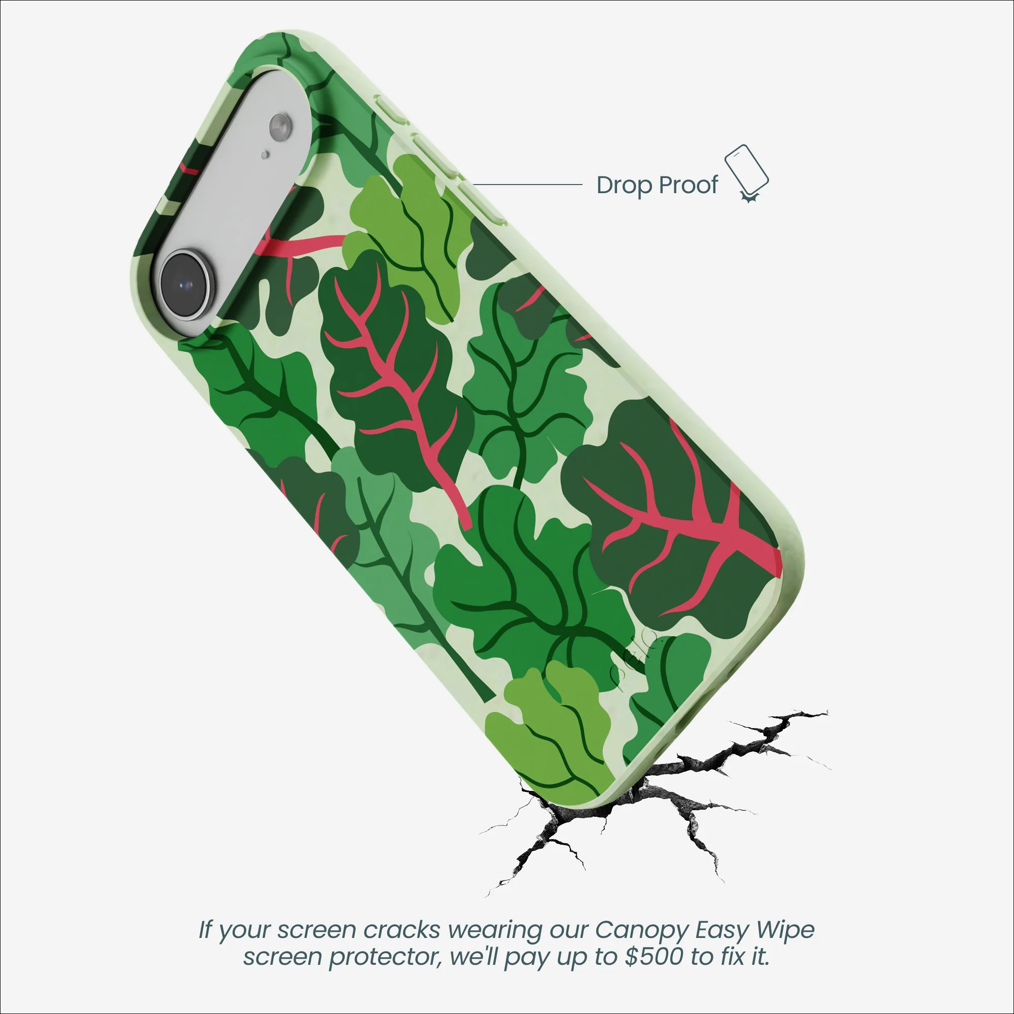Sage Green Leafy Greens iPhone Air Case - Image 5