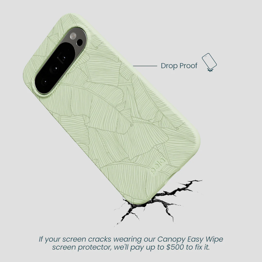 Sage Green Lushy Leaves Google Pixel 10 Pro XL Case - Image 4