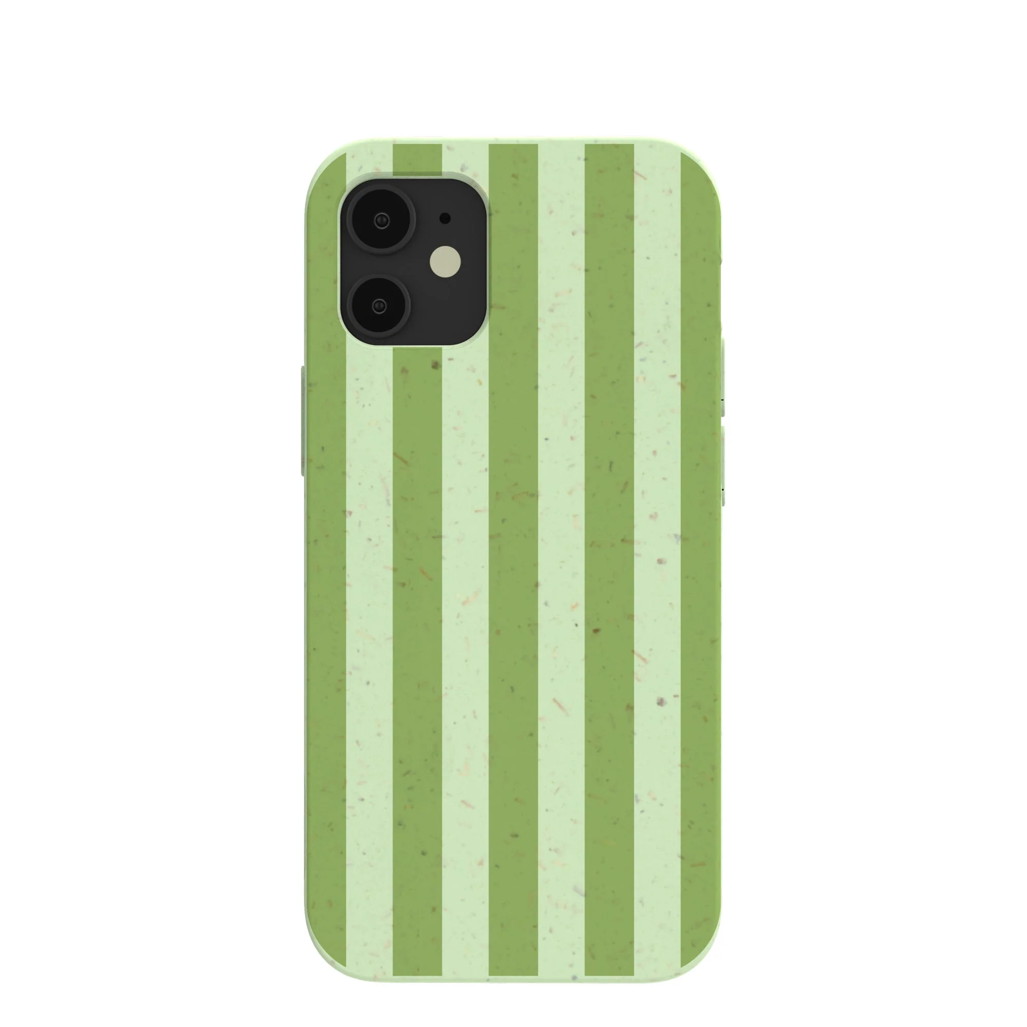 Sage Green Meadow Stripes iPhone 12 Mini Case
