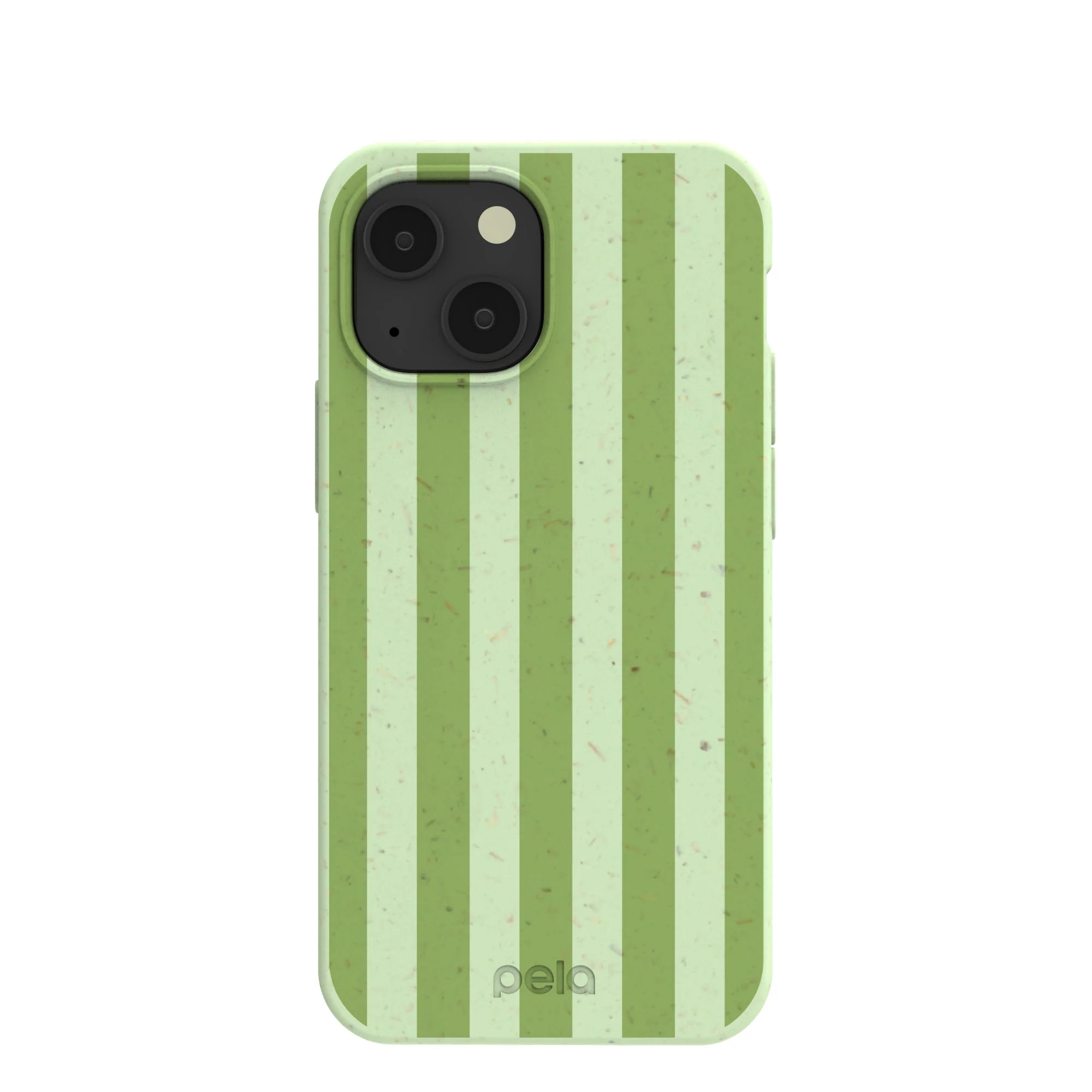 Sage Green Meadow Stripes iPhone 13 Mini Case
