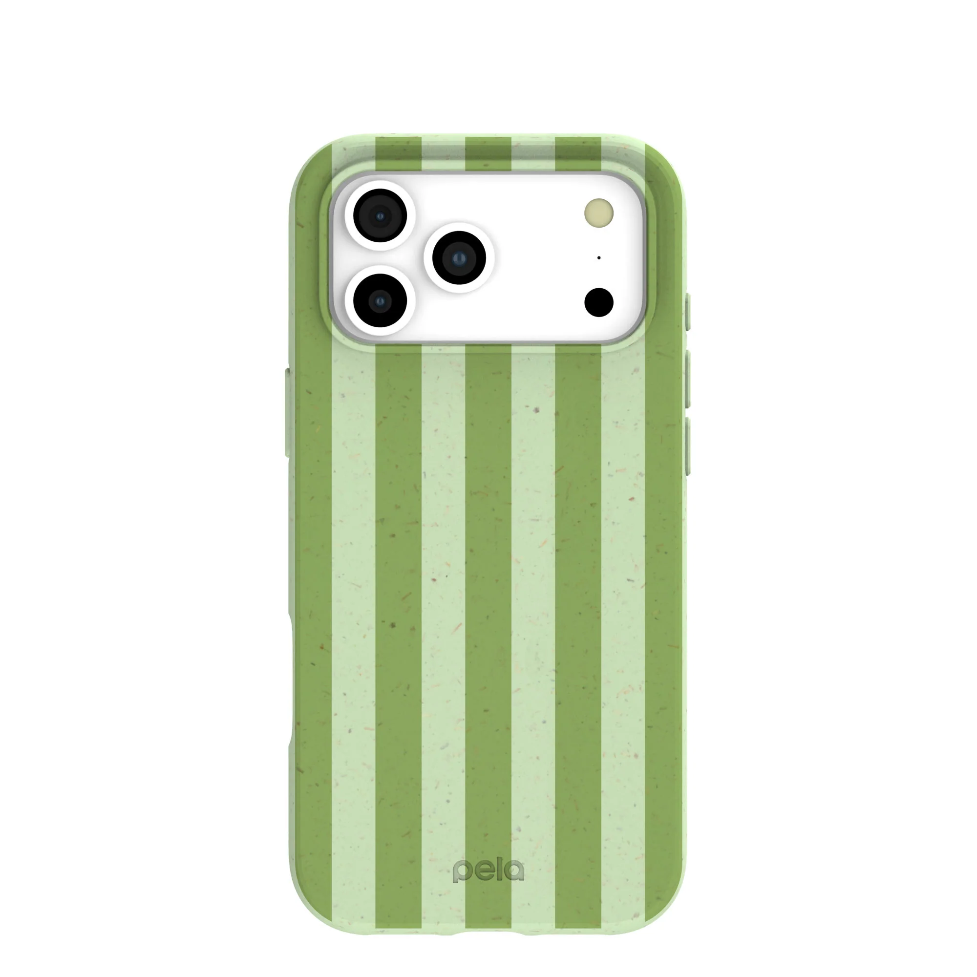 Sage Green Meadow Stripes iPhone 17 Pro Max Case