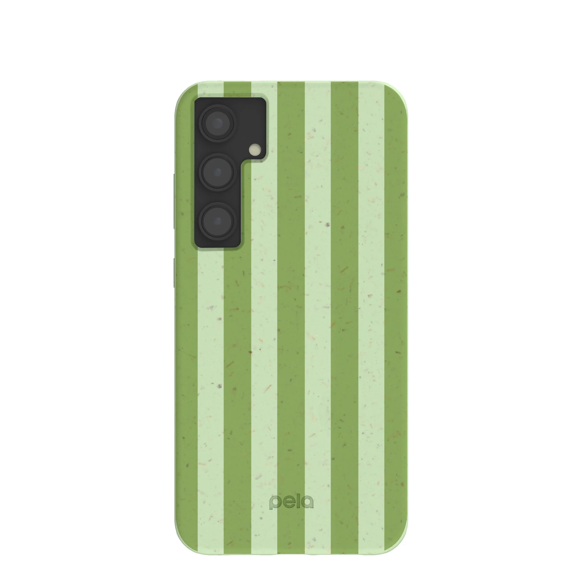 Sage Green Meadow Stripes Samsung Galaxy S24+(Plus) Case