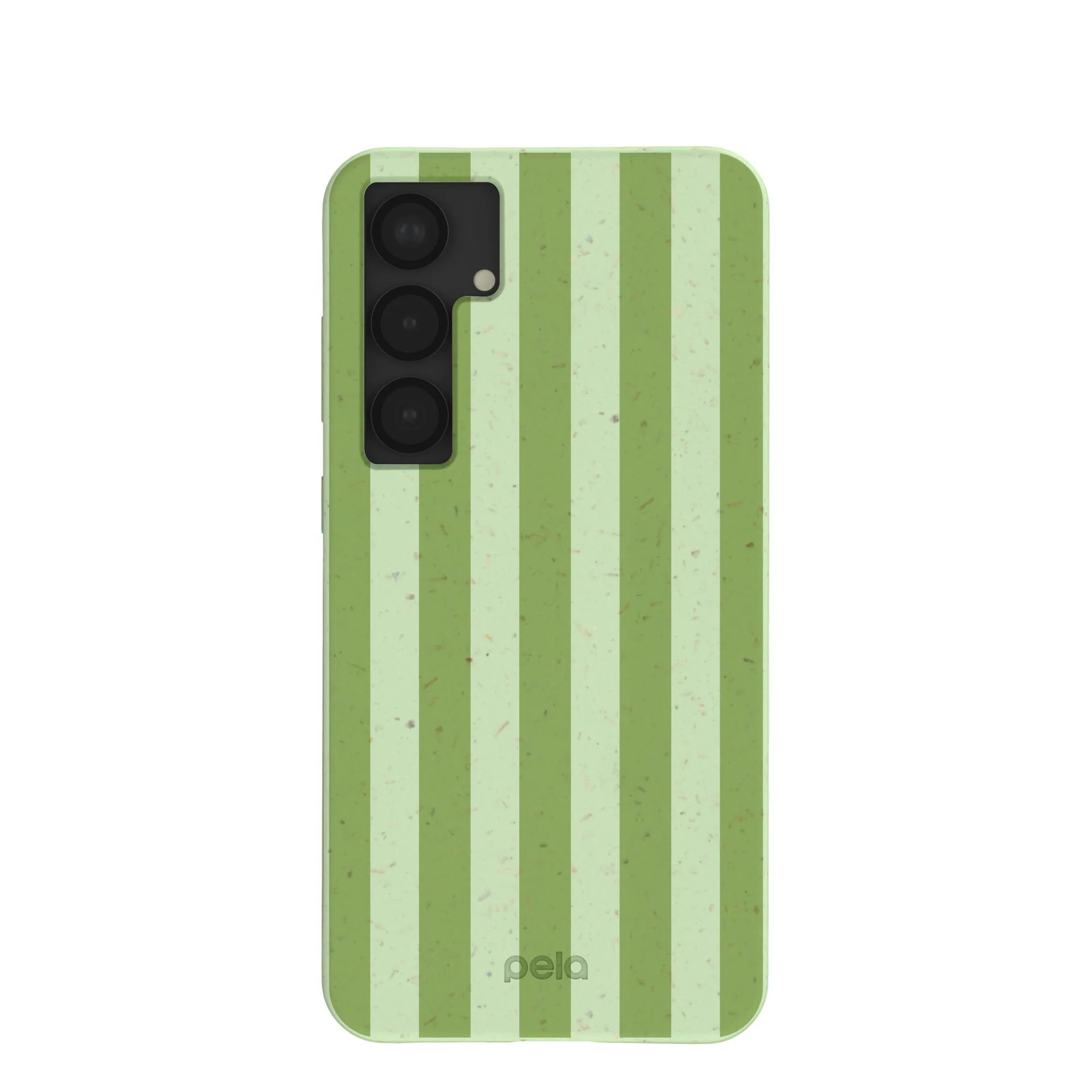 Sage Green Meadow Stripes Samsung Galaxy S25+(Plus) Case