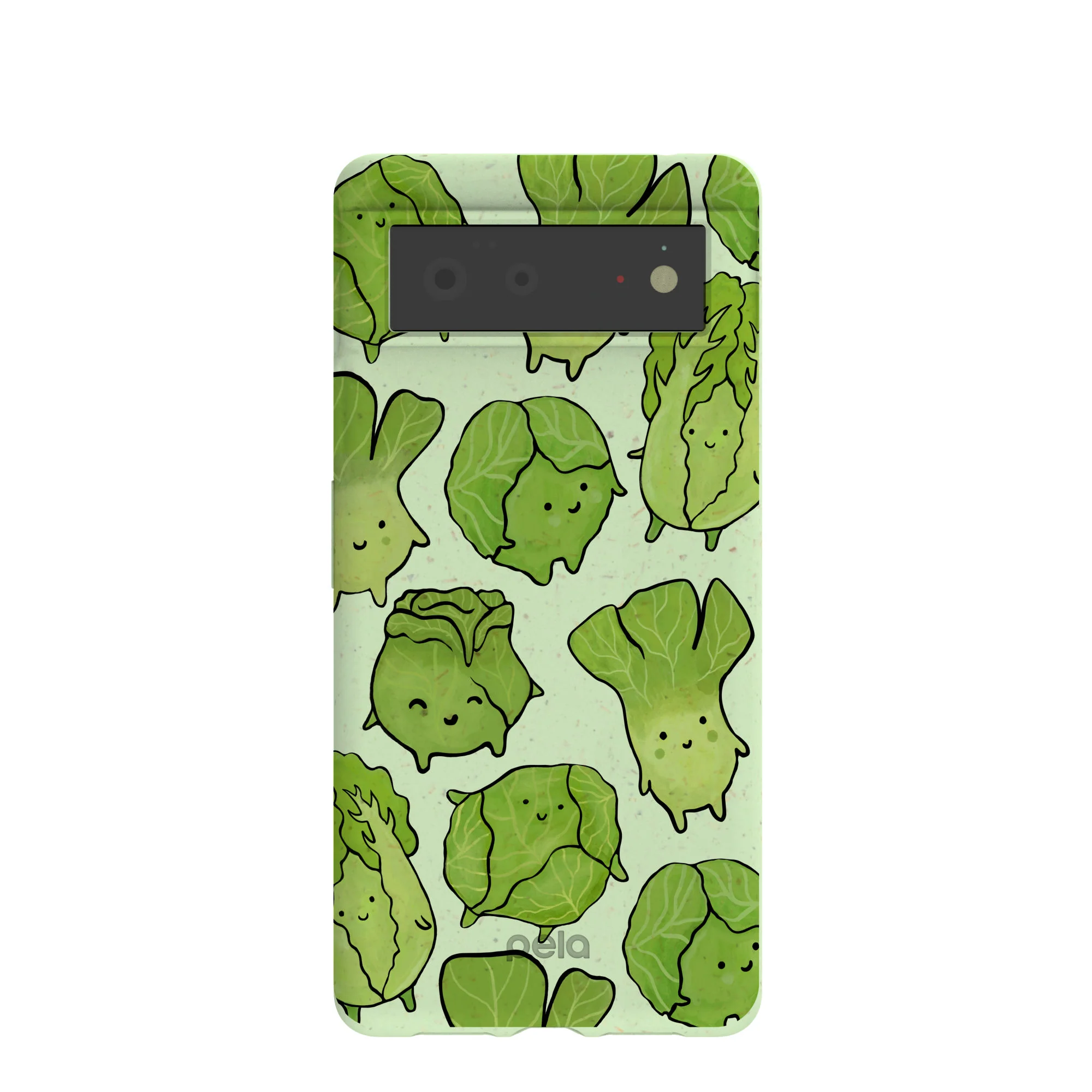 Sage Green Silly Cabbage Google Pixel 6 Case