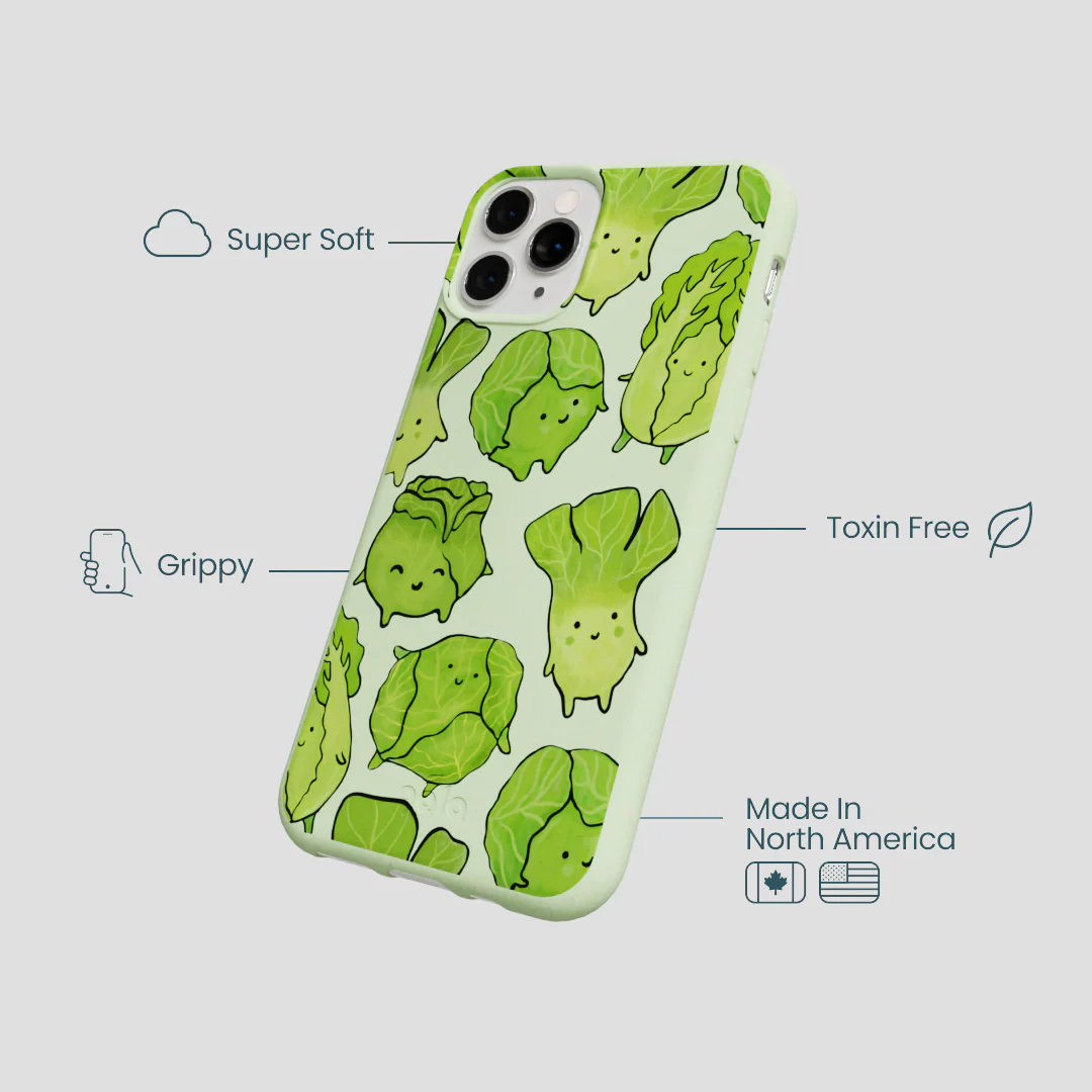 Sage Green Silly Cabbage iPhone 11 Pro Case - Image 4