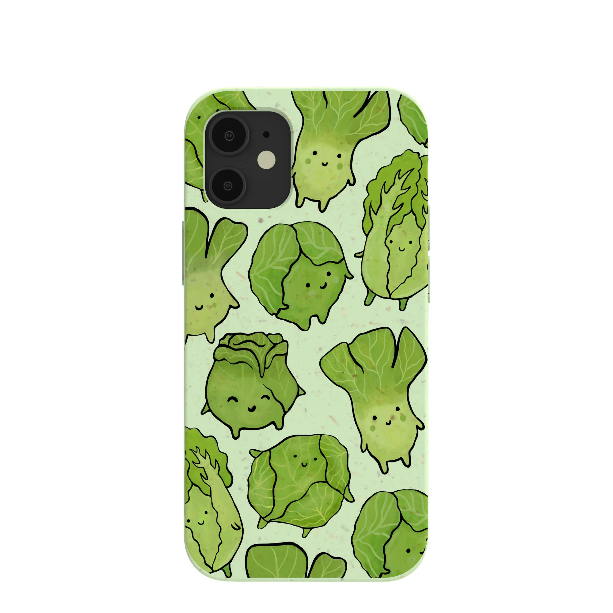 Sage Green Silly Cabbage iPhone 12 Mini Case