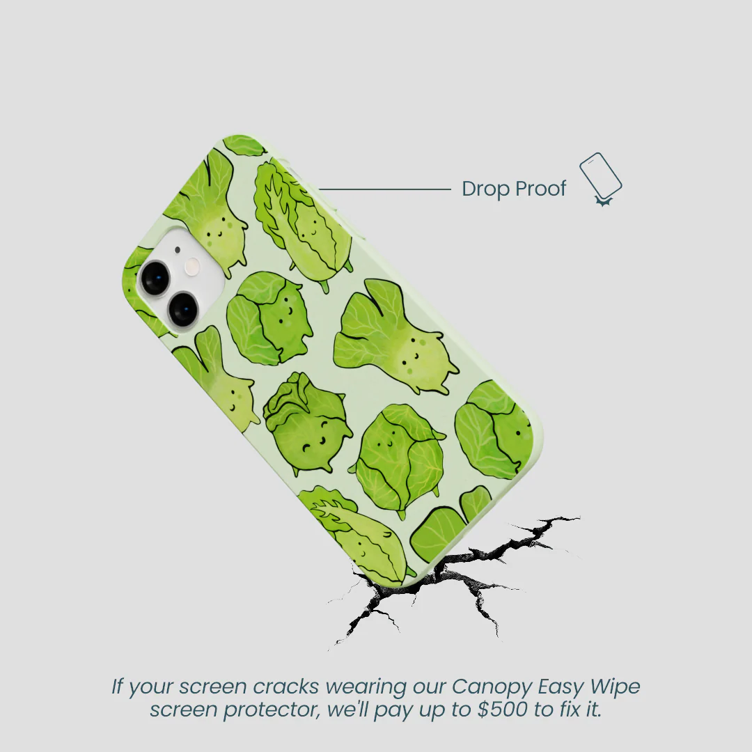 Sage Green Silly Cabbage iPhone 12 Mini Case - Image 5