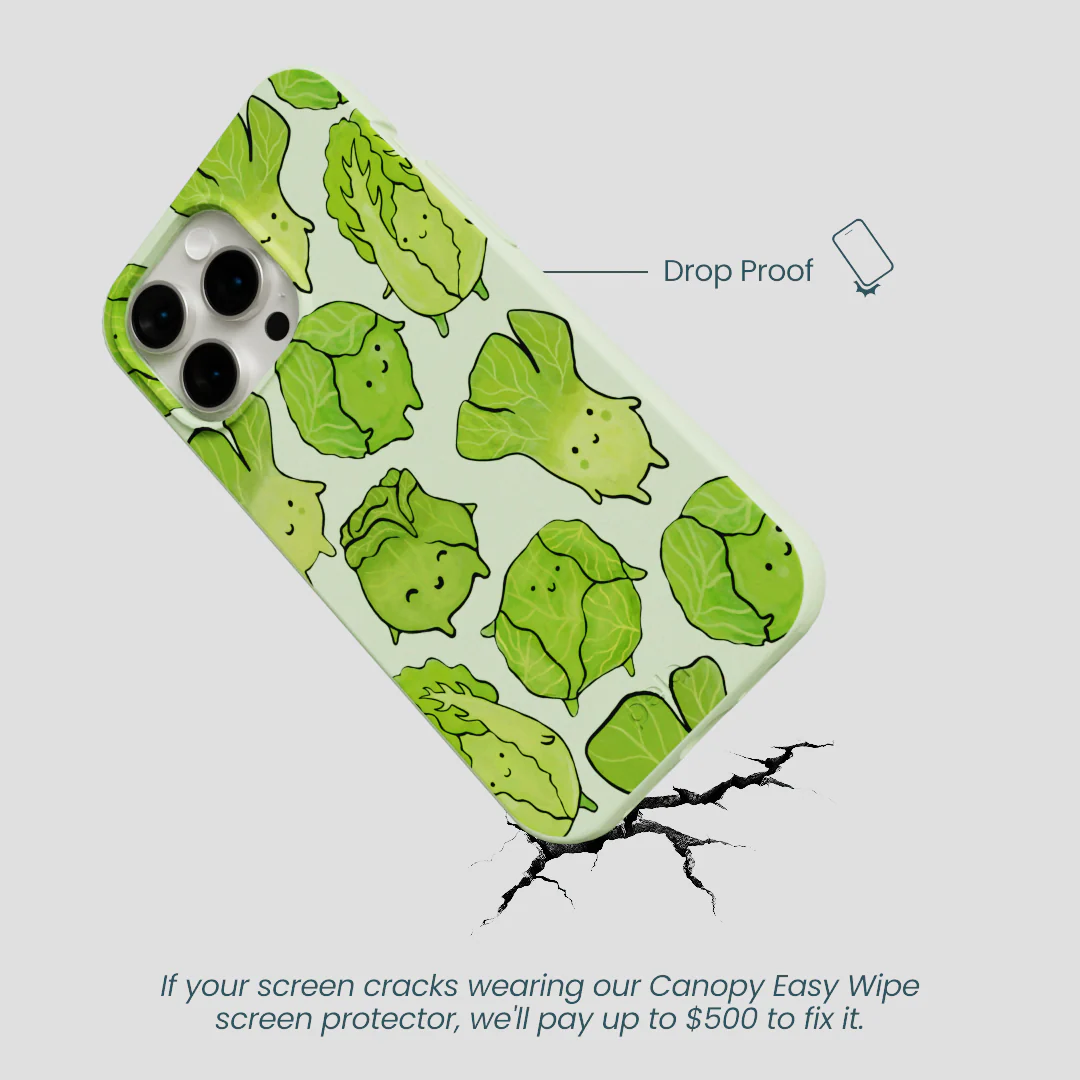 Sage Green Silly Cabbage iPhone 15 Pro Max Case - Image 5