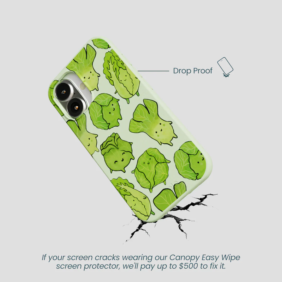 Sage Green Silly Cabbage iPhone 16 Case - Image 5