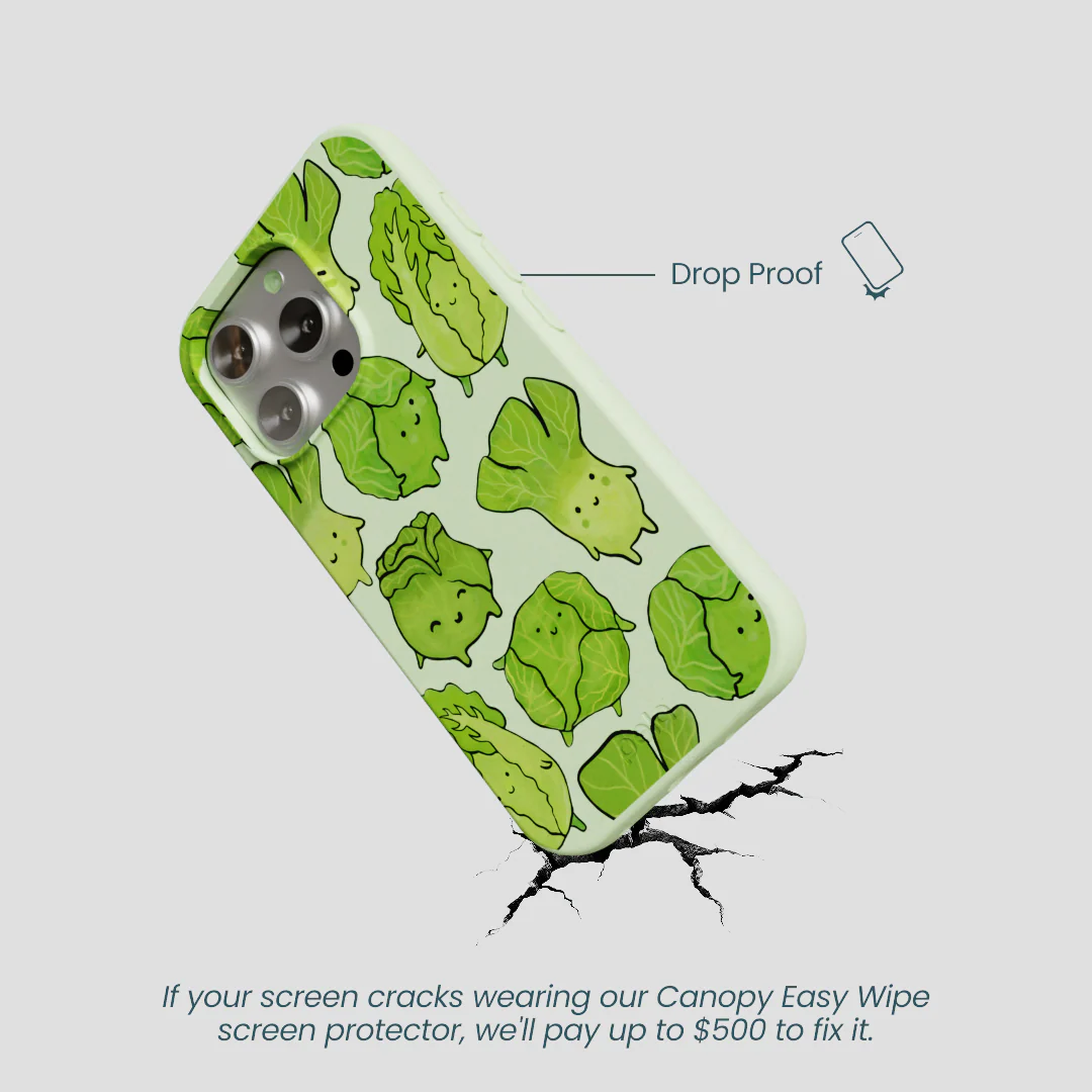 Sage Green Silly Cabbage iPhone 16 Pro Case - Image 5