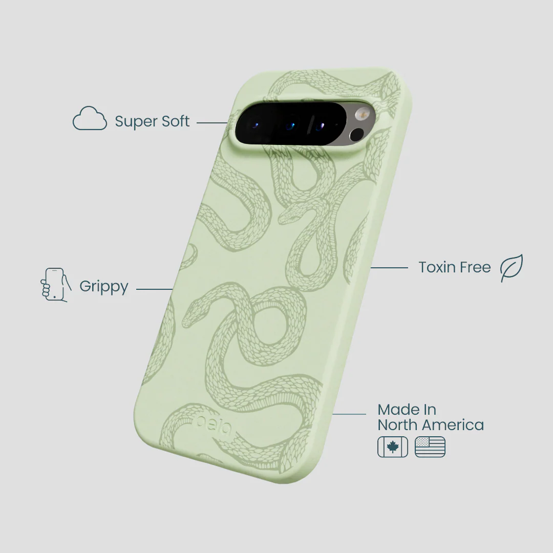 Sage Green Snaky Google Pixel 9/9 Pro Case - Image 4
