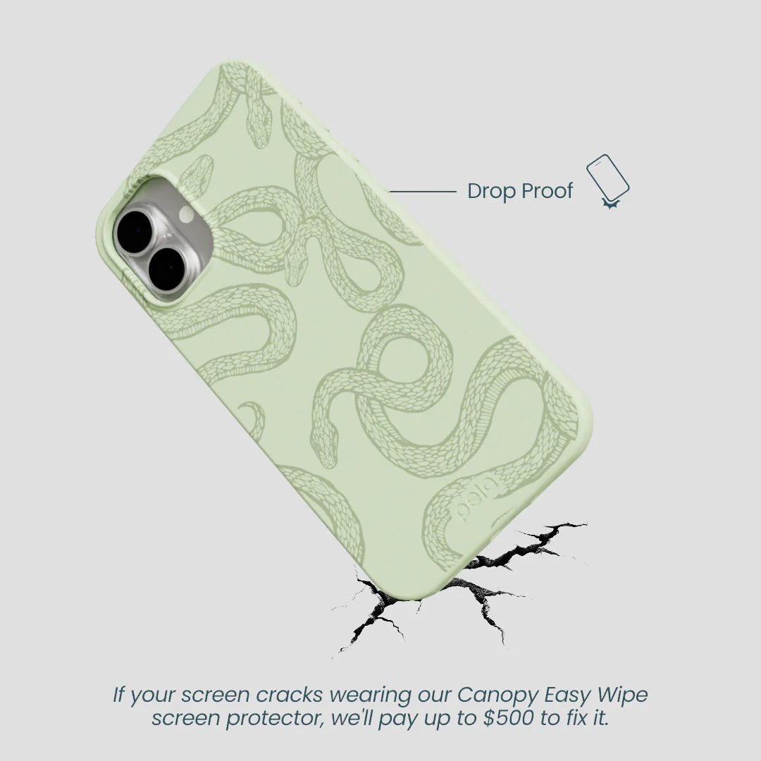 Sage Green Snaky iPhone 16 Plus Case - Image 5