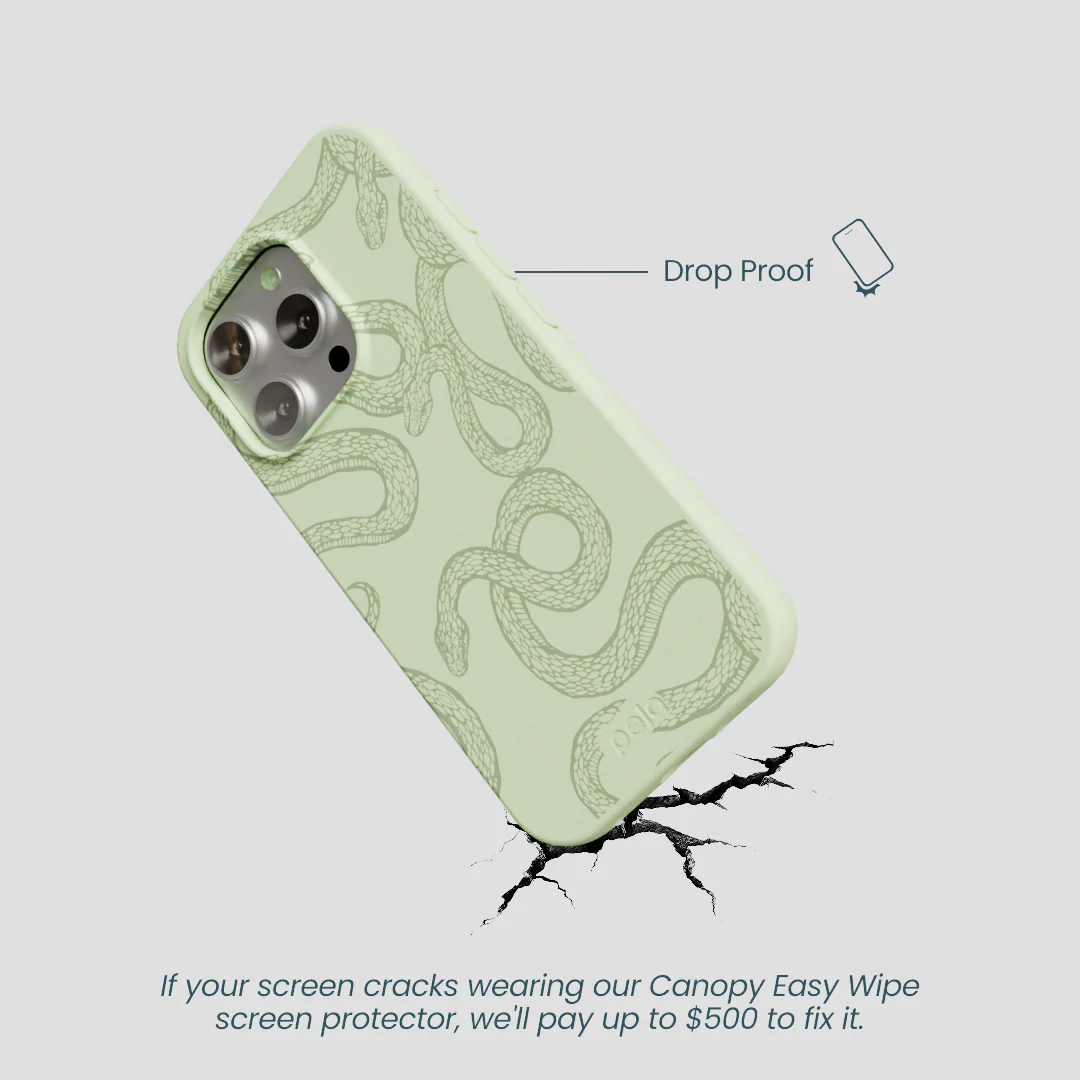 Sage Green Snaky iPhone 16 Pro Case - Image 5