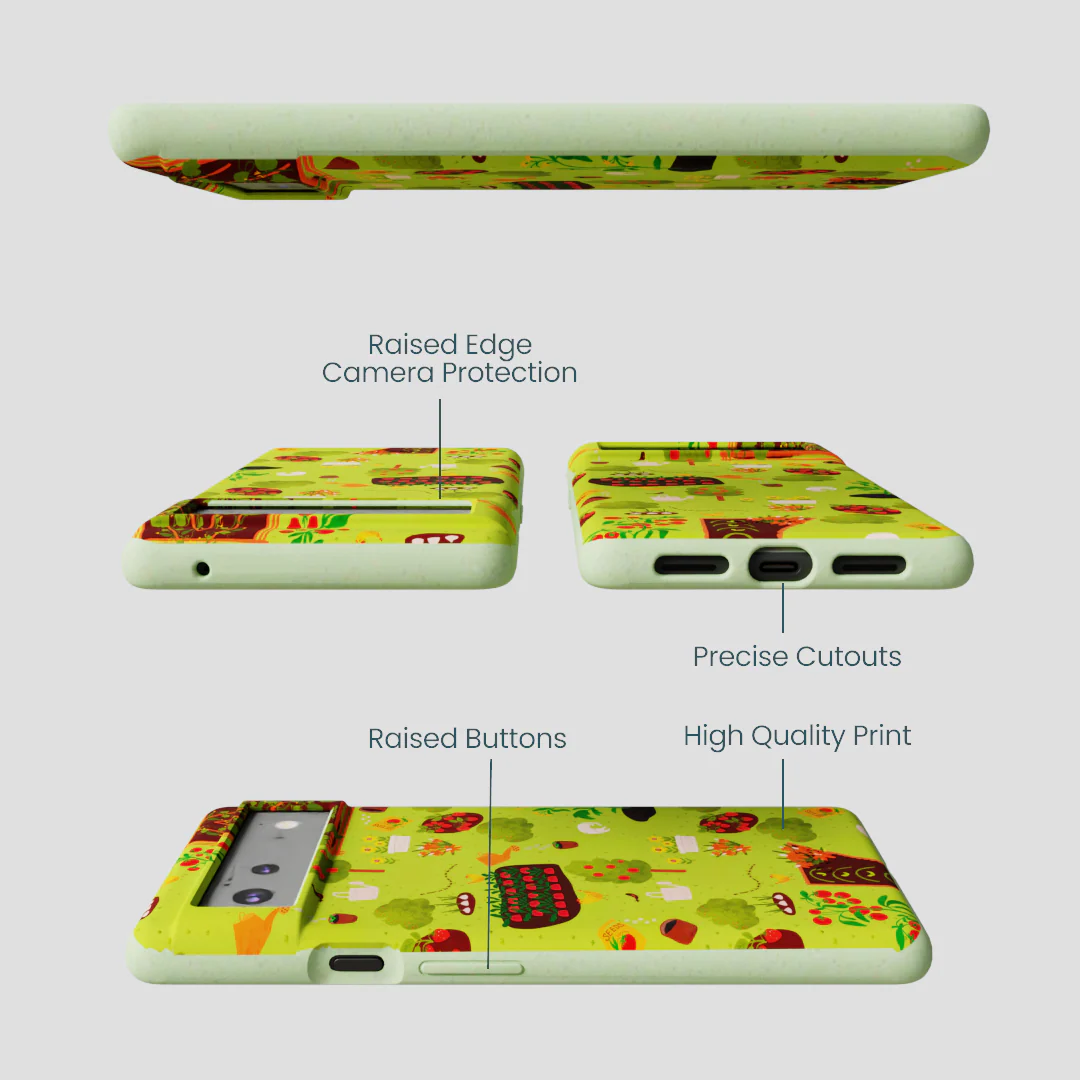 Sage Green Spring Garden Google Pixel 6 Case - Image 2