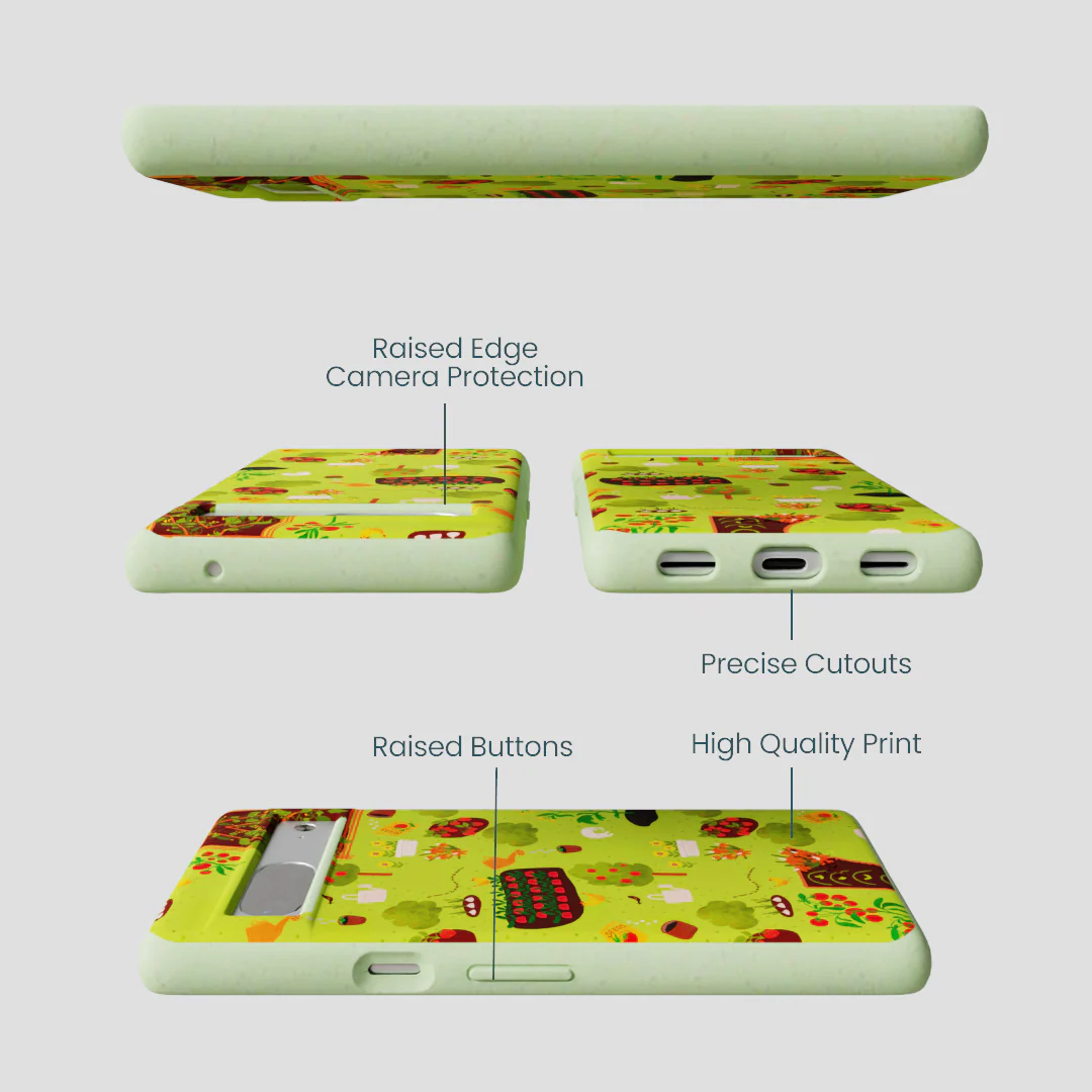 Sage Green Spring Garden Google Pixel 7 Case - Image 2