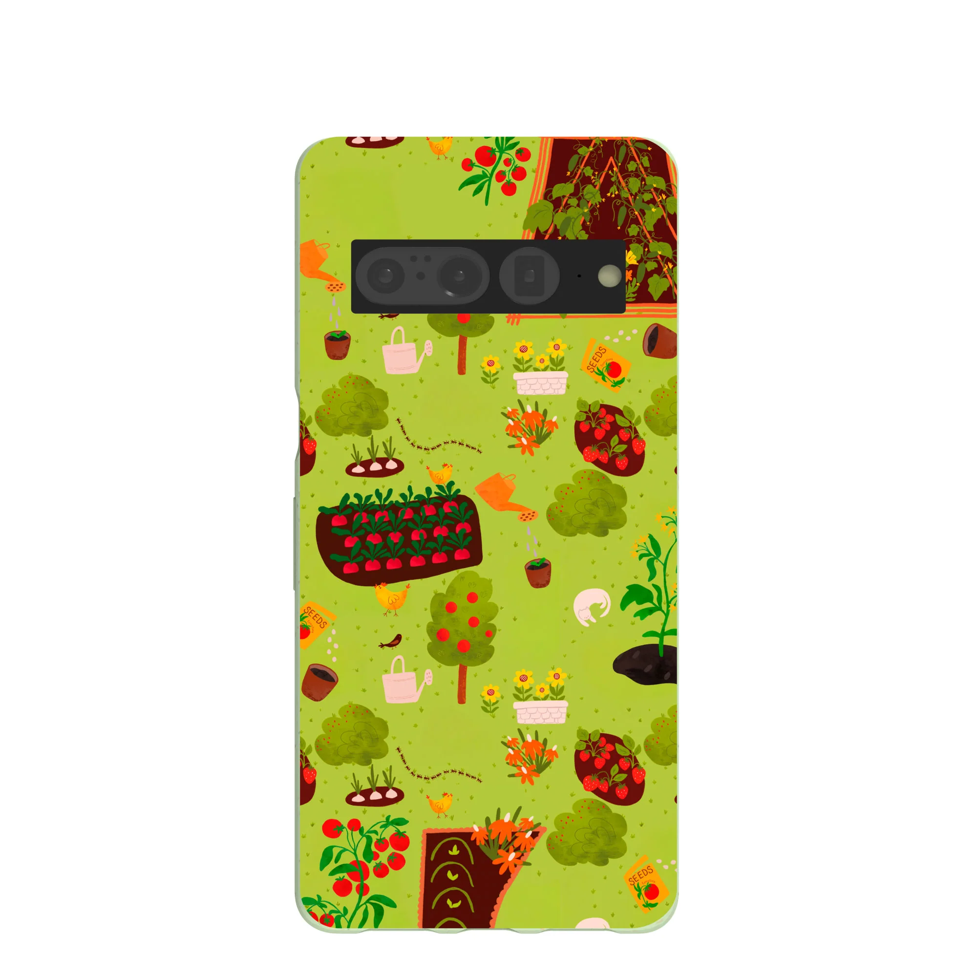 Sage Green Spring Garden Google Pixel 7 Pro Case