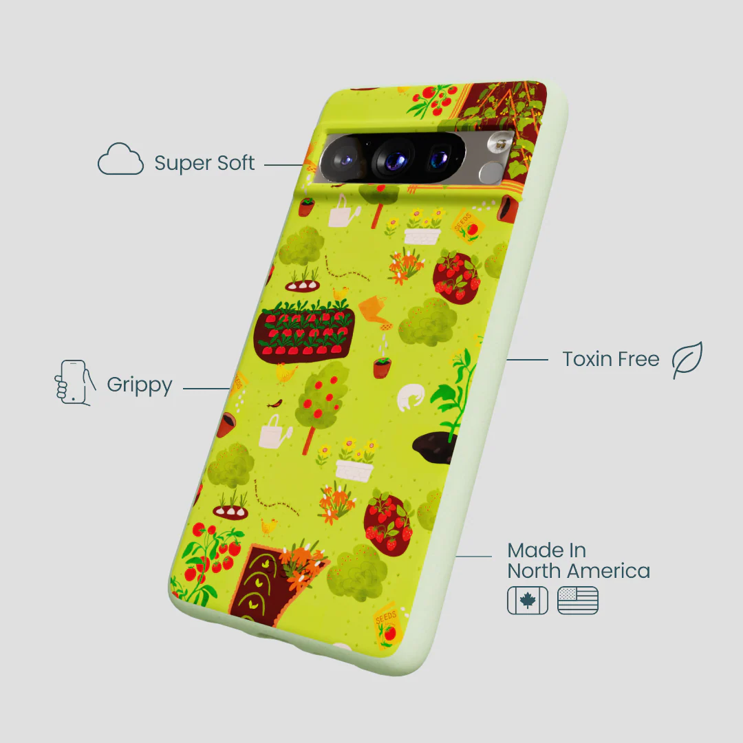 Sage Green Spring Garden Google Pixel 8 Pro Case - Image 3