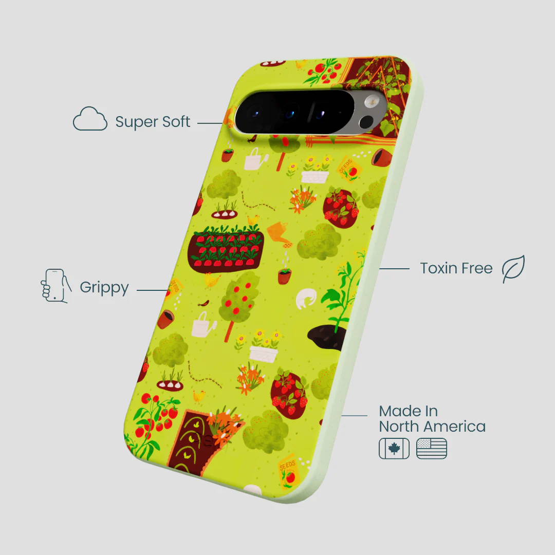 Sage Green Spring Garden Google Pixel 9 Pro XL Case - Image 3