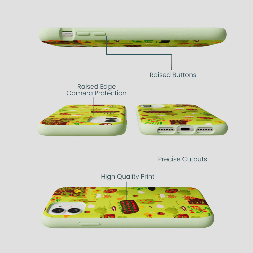 Sage Green Spring Garden iPhone 11 Case - Image 2