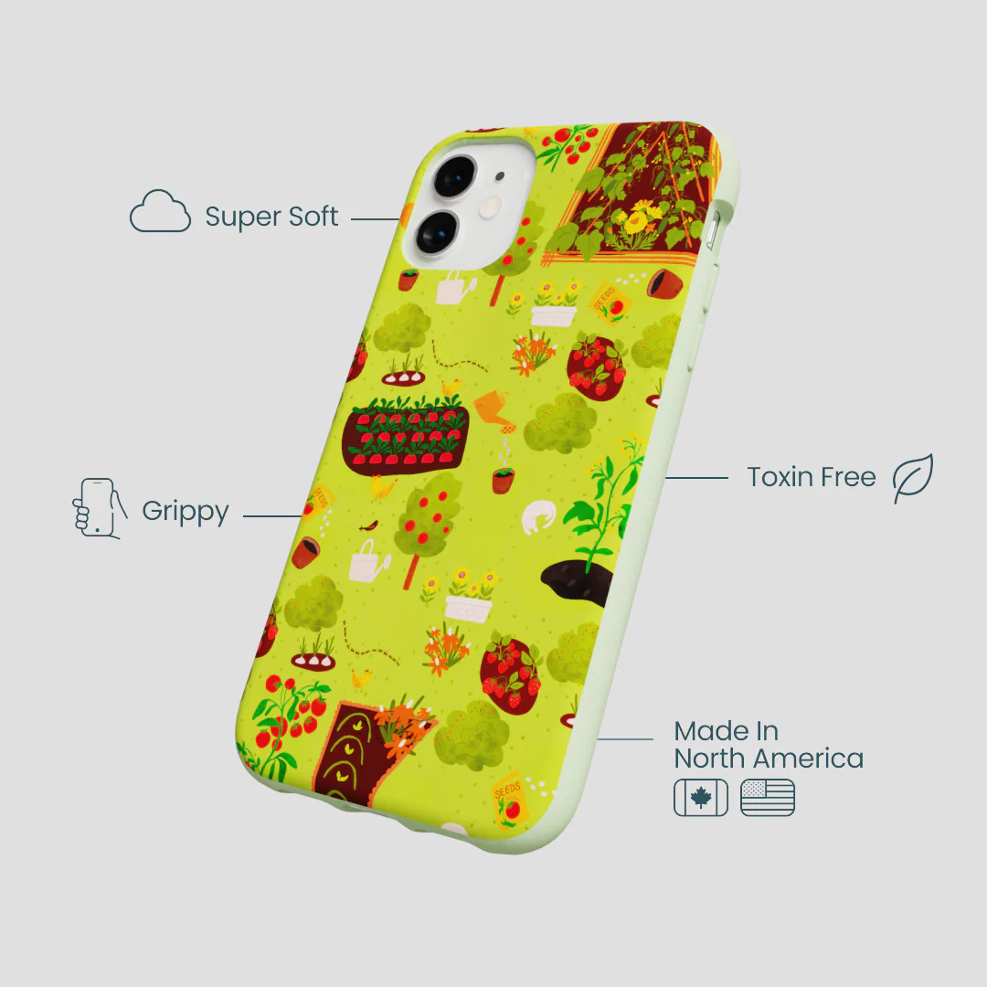 Sage Green Spring Garden iPhone 11 Case - Image 3