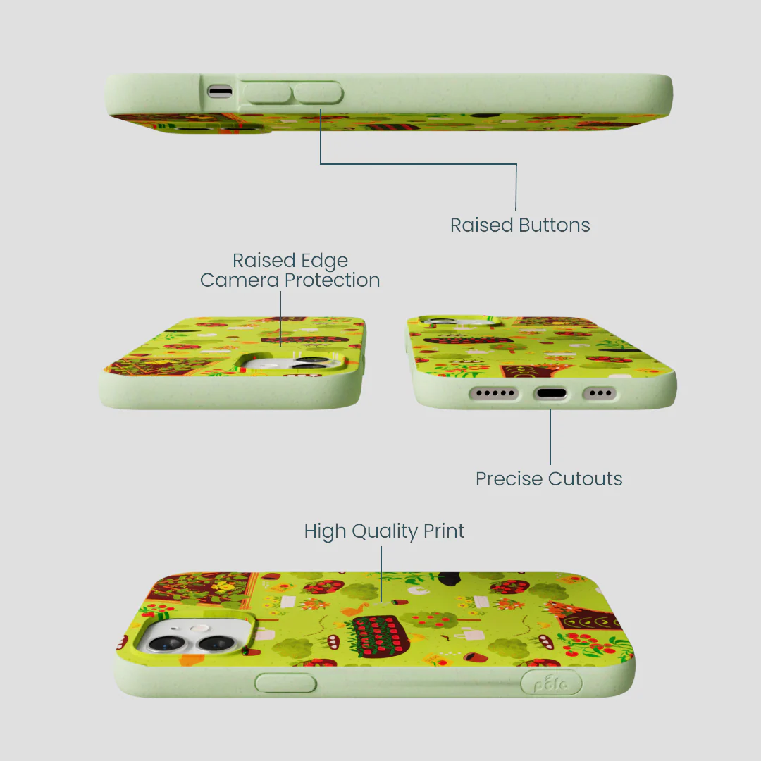 Sage Green Spring Garden iPhone 12/ iPhone 12 Pro Case - Image 2