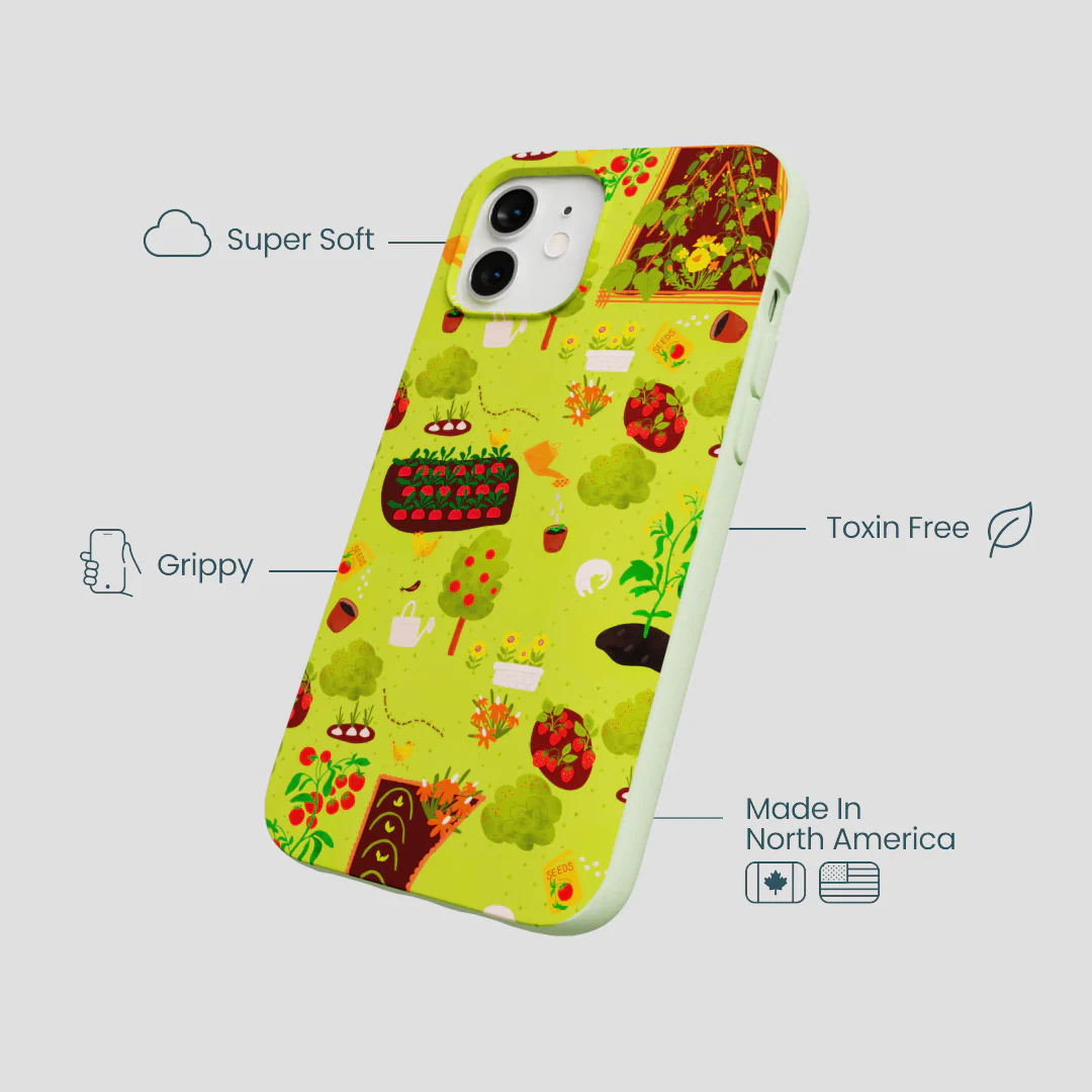 Sage Green Spring Garden iPhone 12/ iPhone 12 Pro Case - Image 3