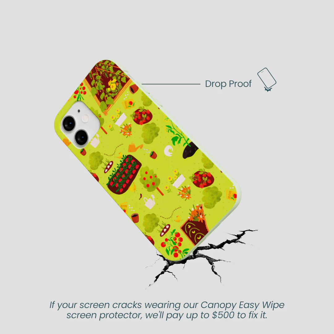 Sage Green Spring Garden iPhone 12 Mini Case - Image 4