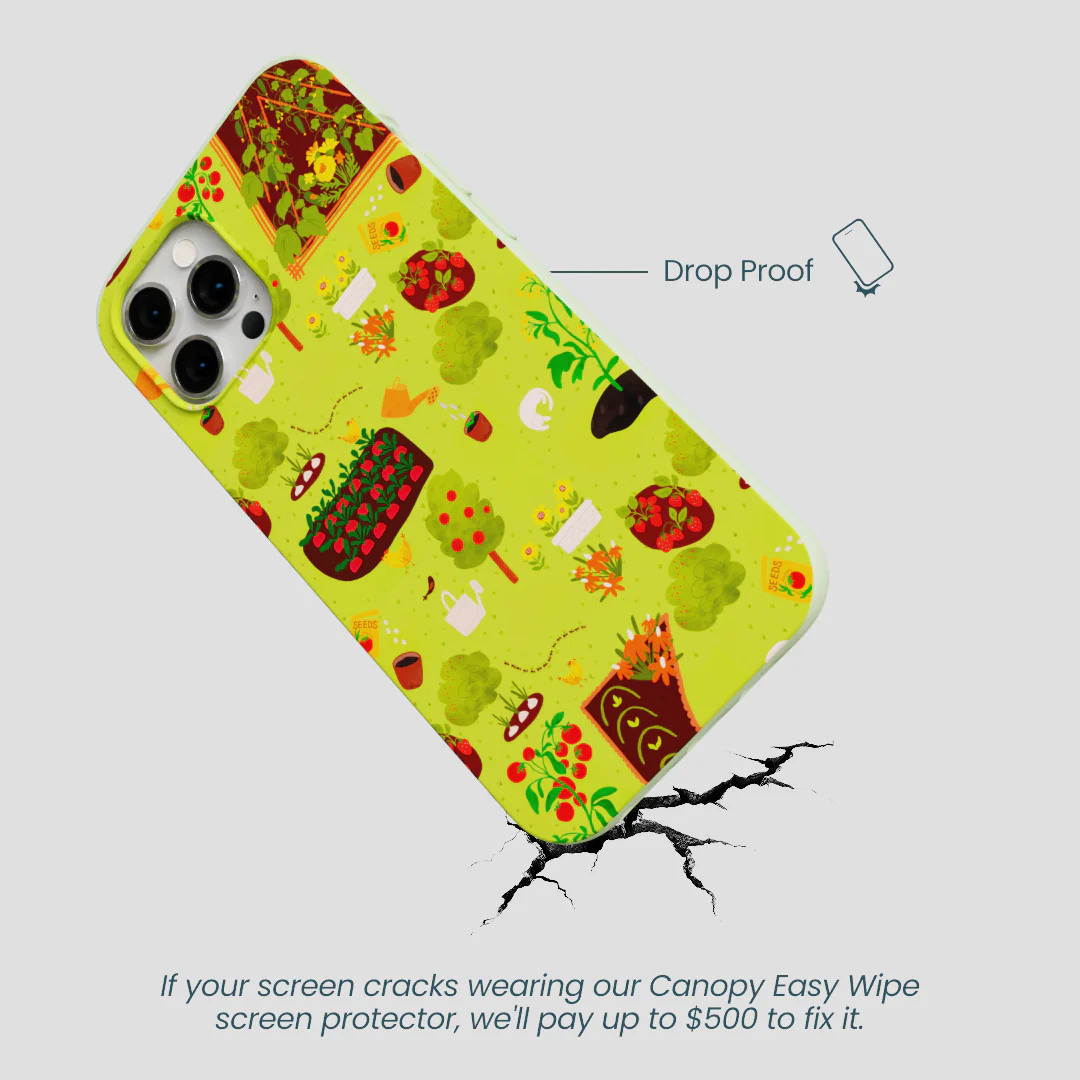Sage Green Spring Garden iPhone 12 Pro Max Case - Image 4