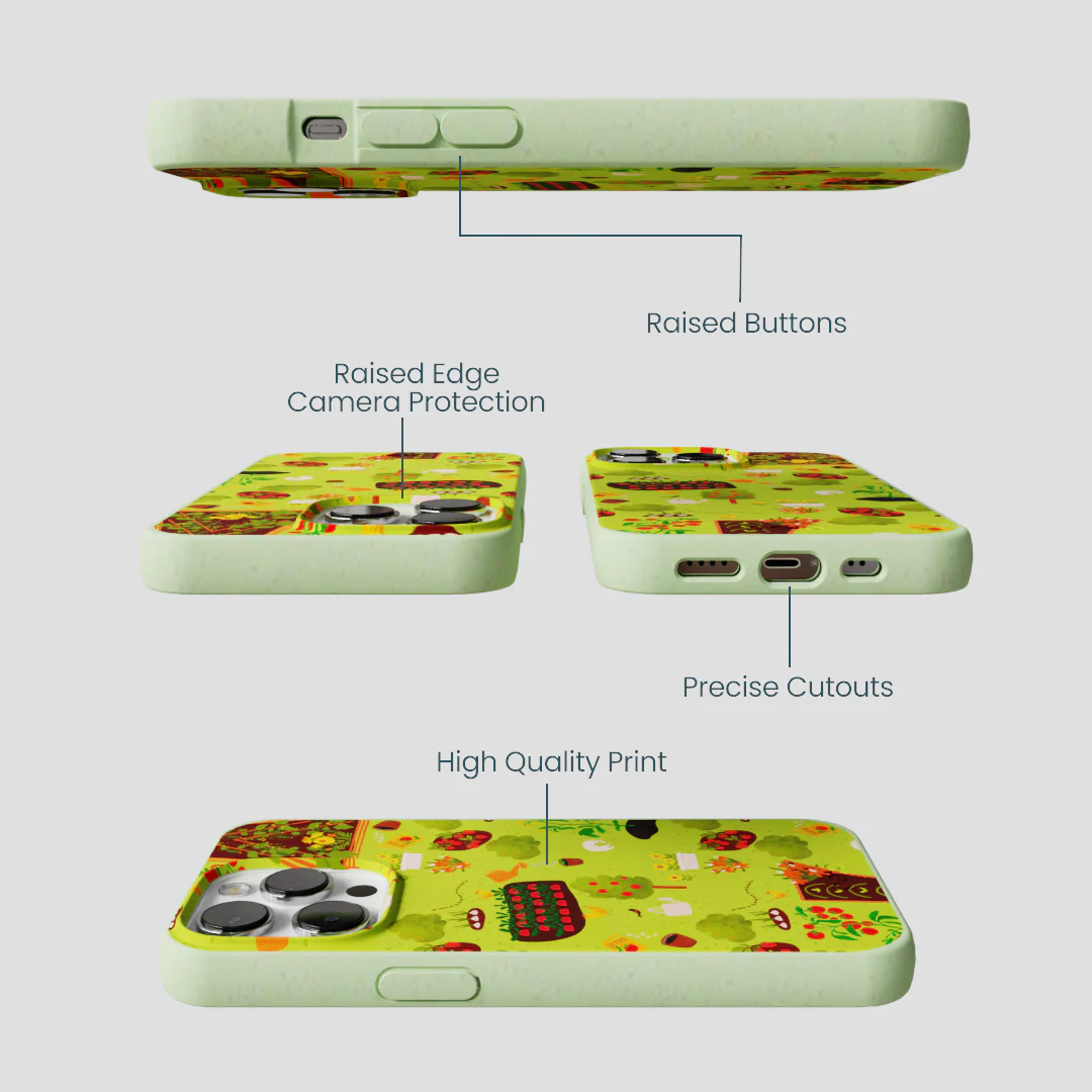 Sage Green Spring Garden iPhone 13 Pro Case - Image 3