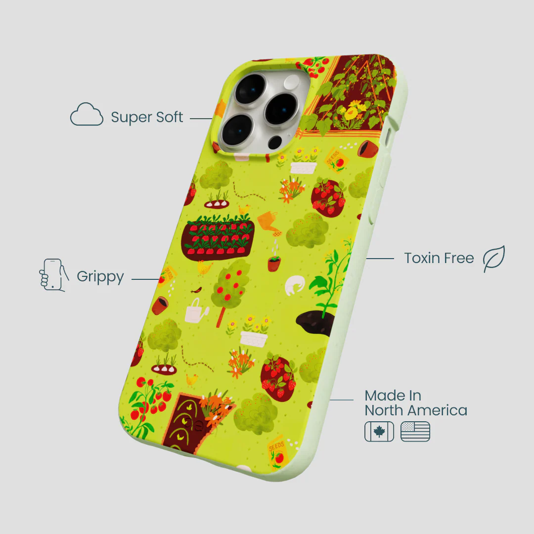 Sage Green Spring Garden iPhone 14 Pro Max Case - Image 4